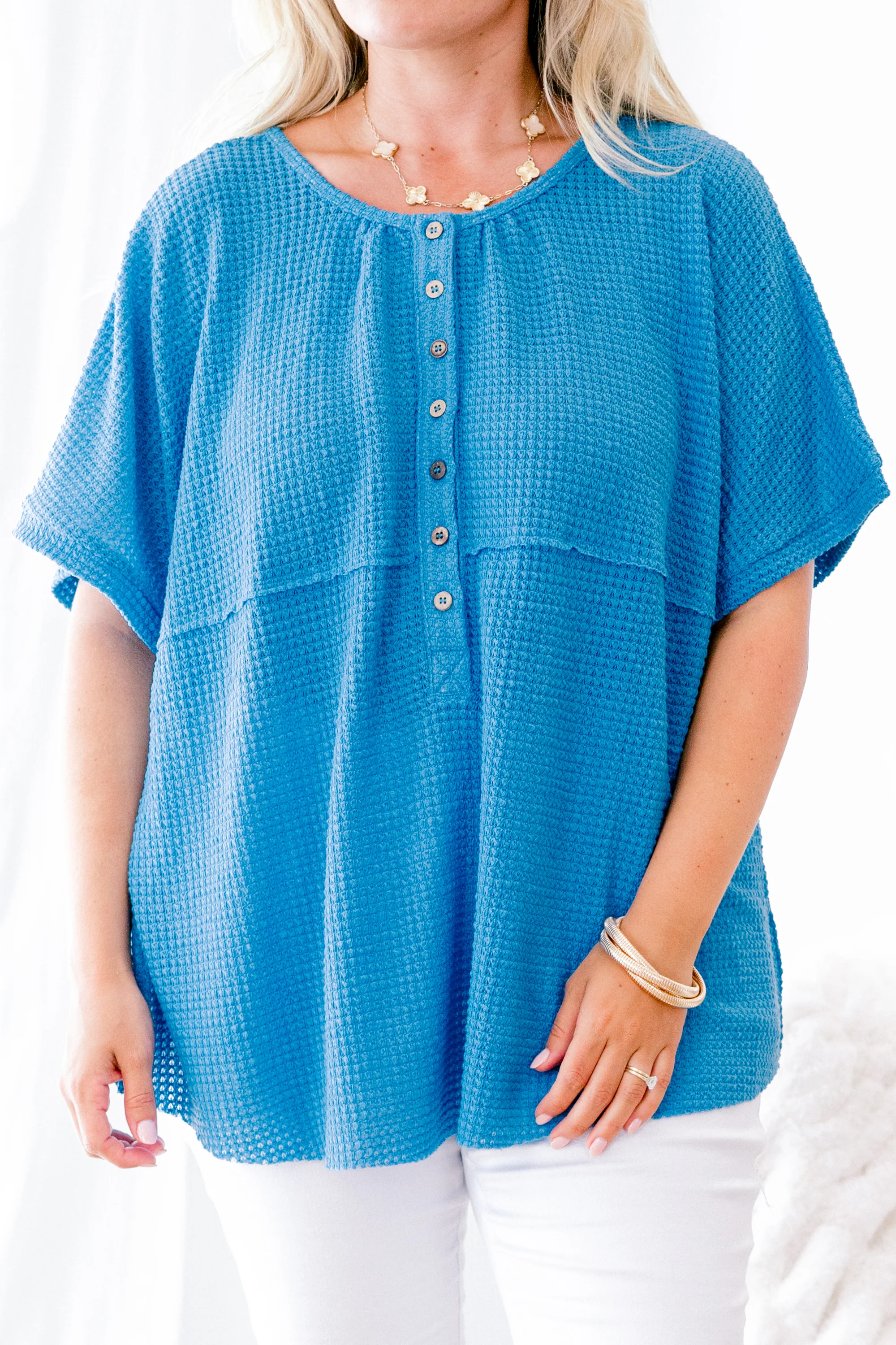 Embracing Top, Blue - Image 5