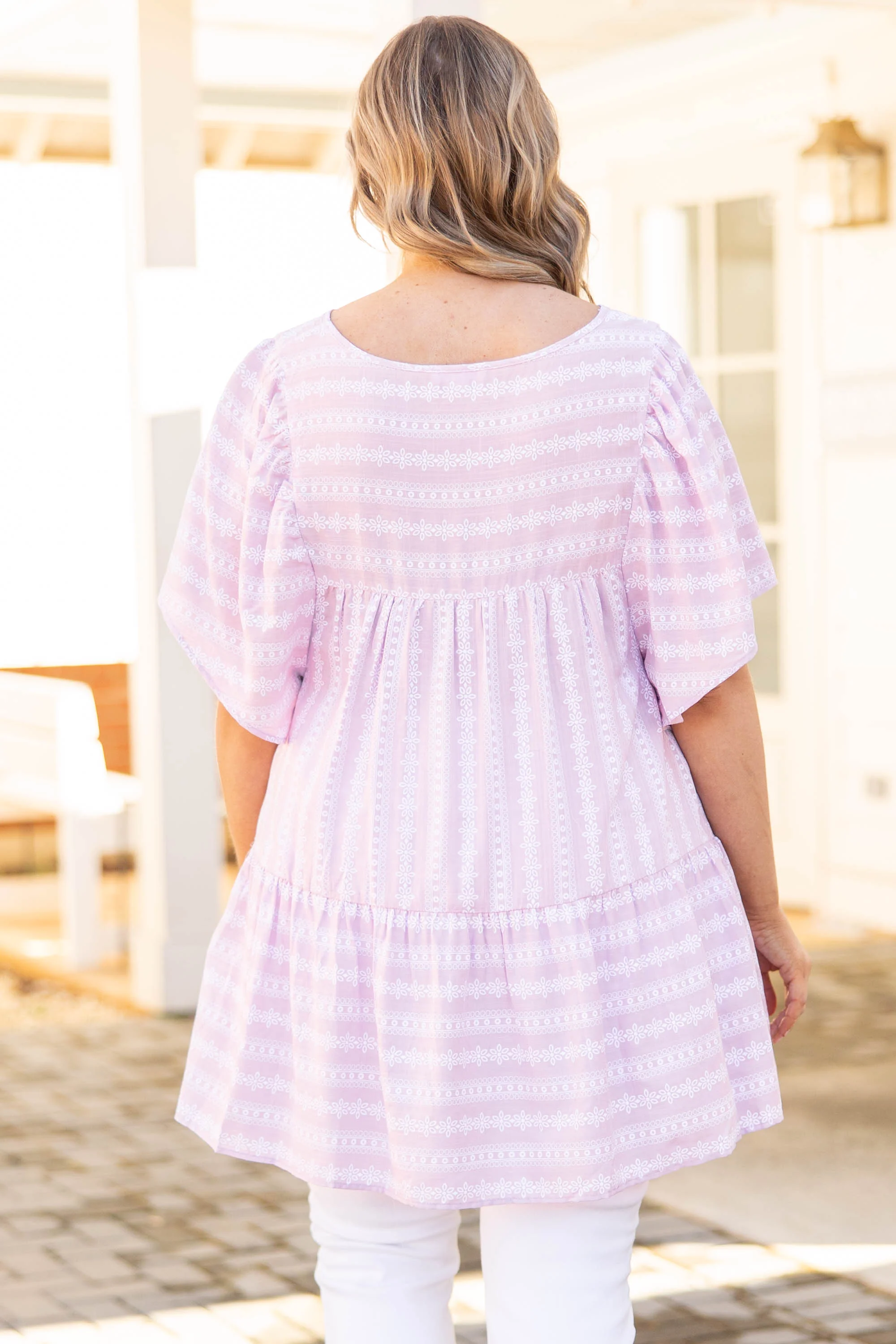 Enchanting Day Top, Lavender - Image 5