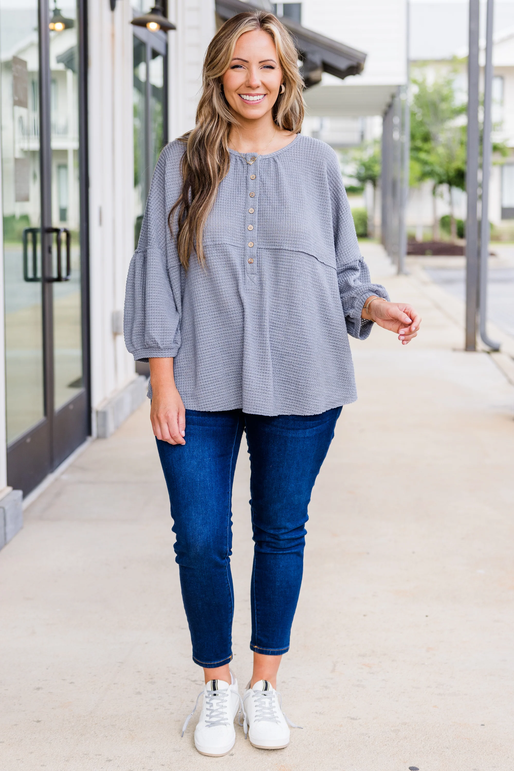 Eternal Embrace Top, Grey - Image 3