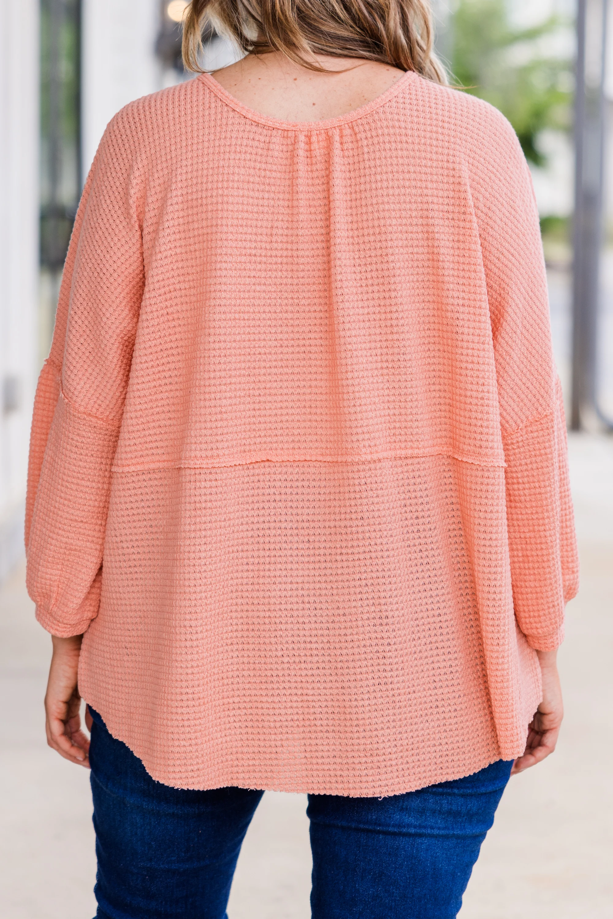 Eternal Embrace Top, Peach - Image 6