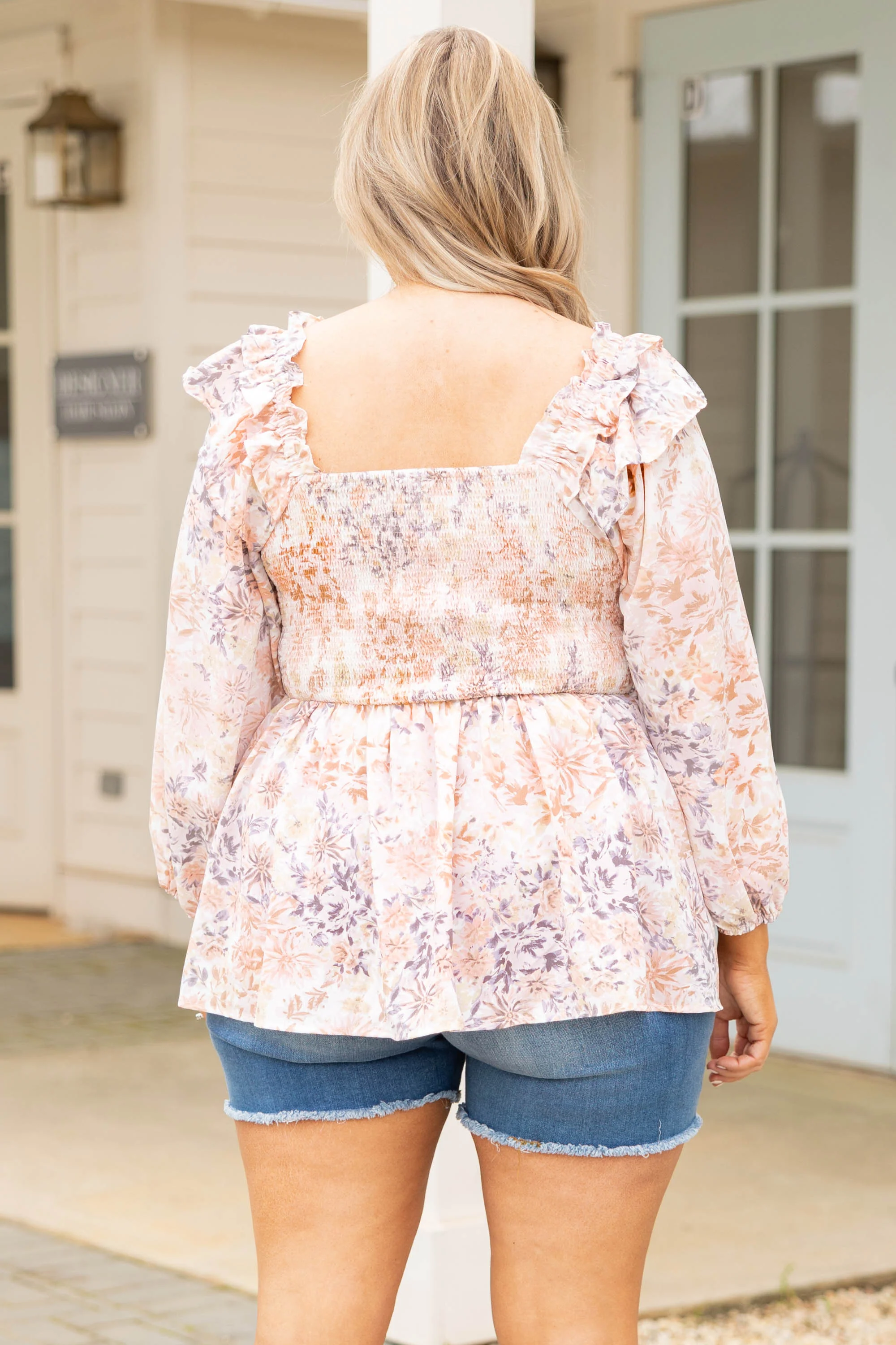 Everything's Just Peachy Blouse, Peach - Image 5