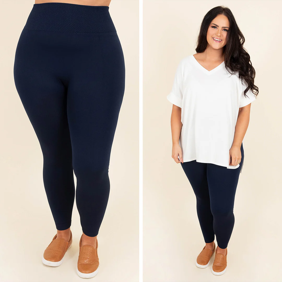 Feeling Active Leggings, Navy - Image 6