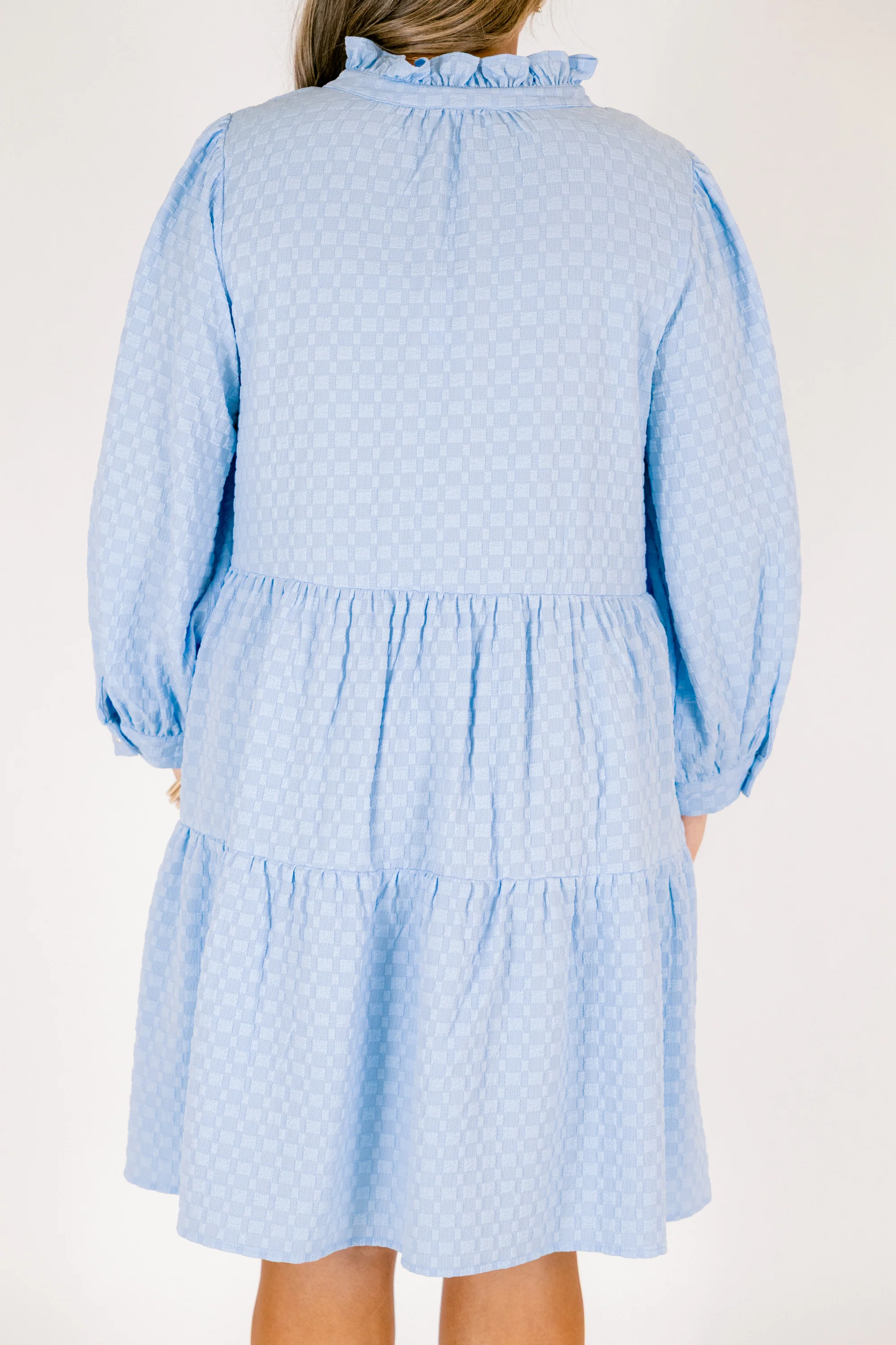 Feels Like Yesterday Dress, Light Blue - Image 7