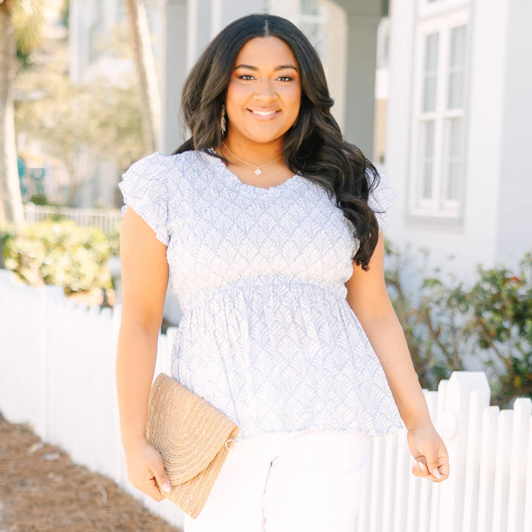 Finer Things Top, Blue - Image 7