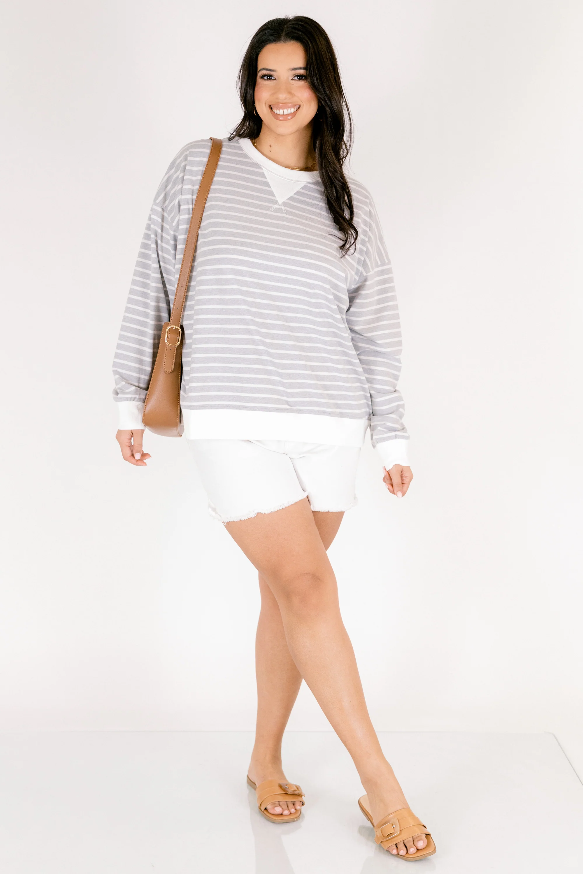 Fireside Feels Pullover, Heather Grey - Image 2