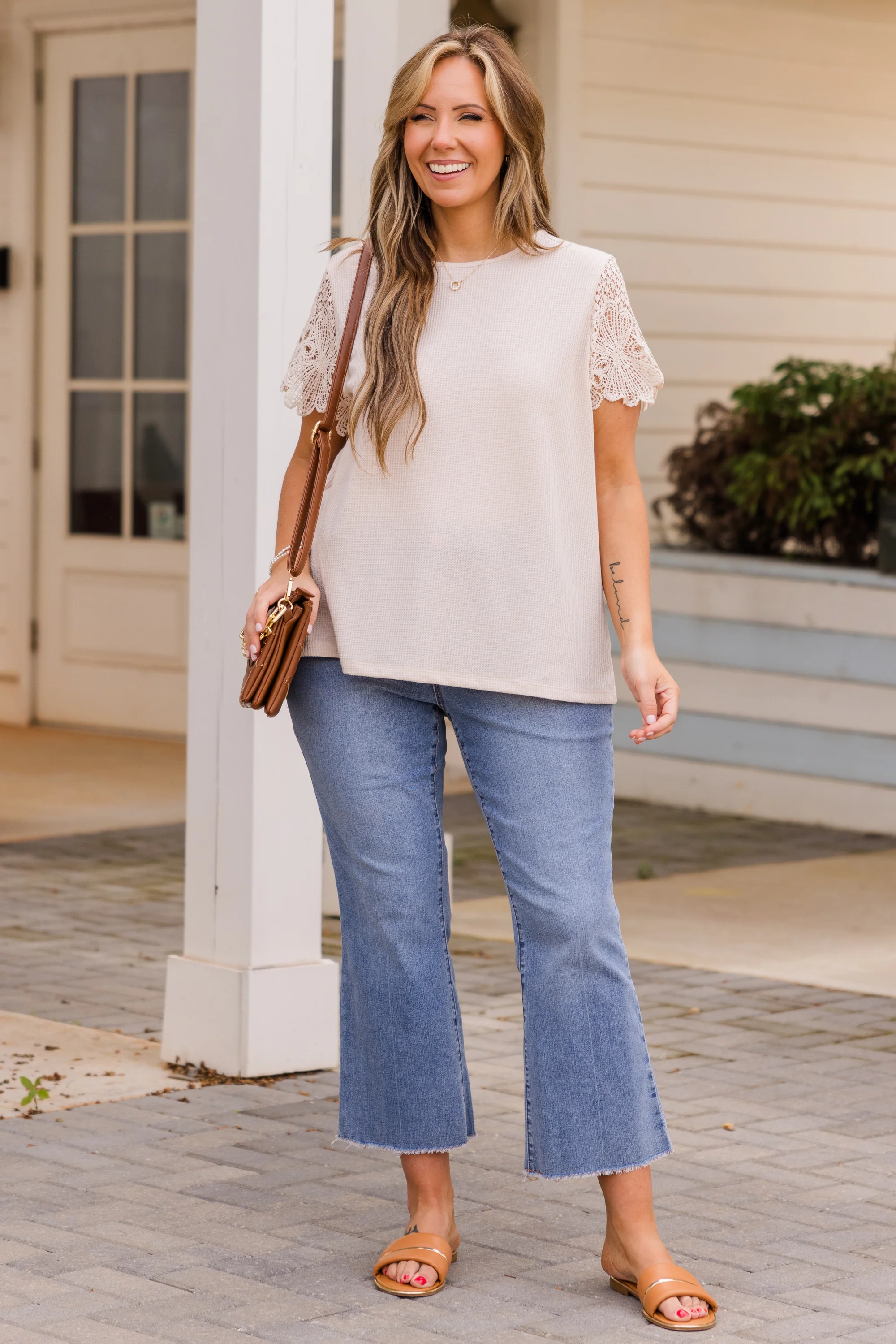 Flower Of Youth Top, Ivory - Image 4