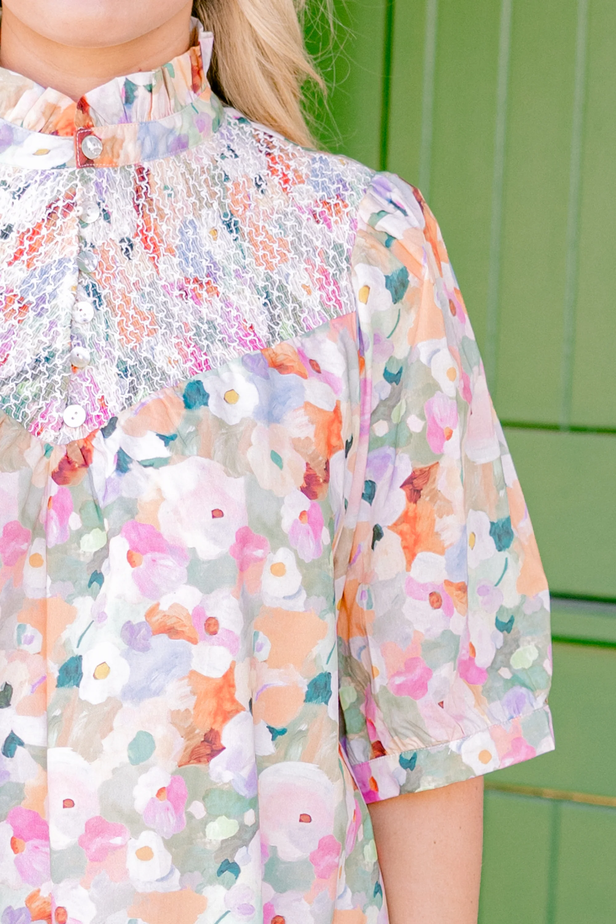 Flowery Language Dress, Pink Multi - Image 4