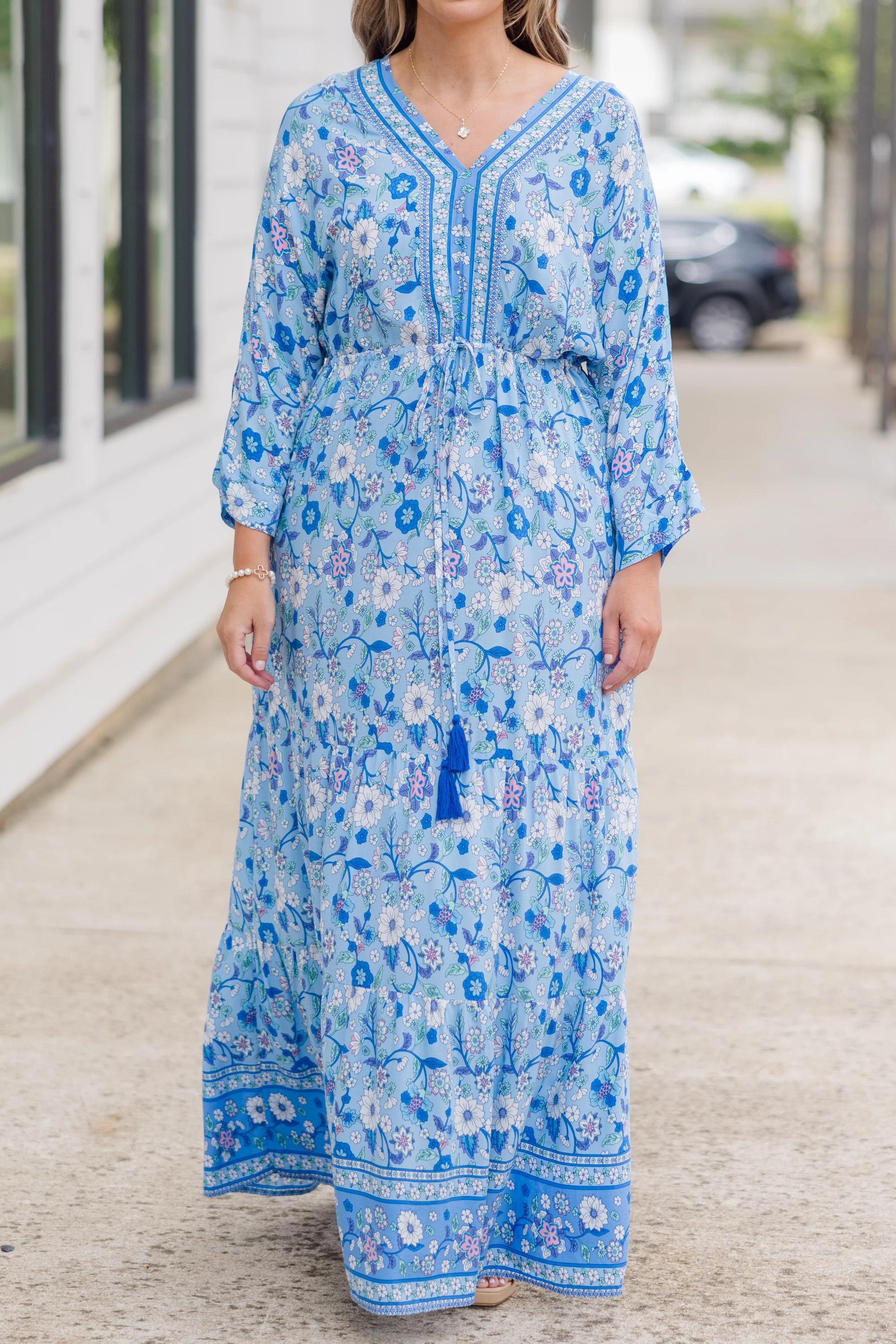 Get Me To The Resort Dress, Blue - Image 5