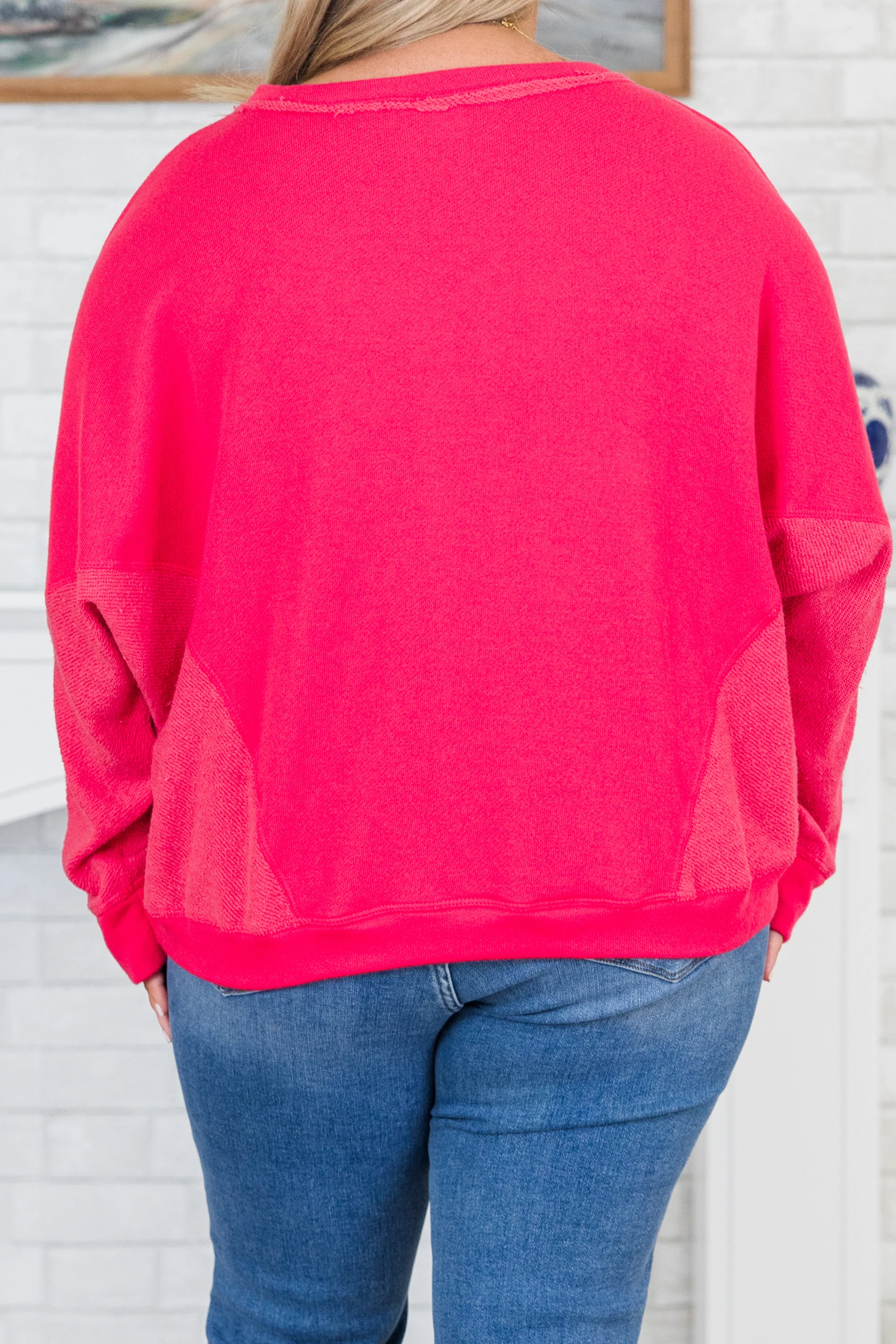 Get Together Sweater, Fuchsia - Image 5