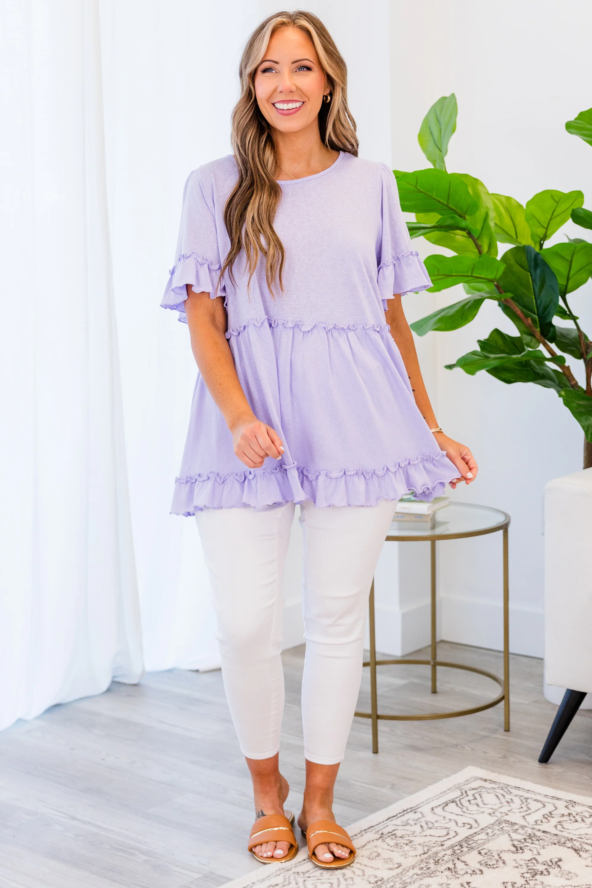 Gettin' Good Top, Purple - Image 3