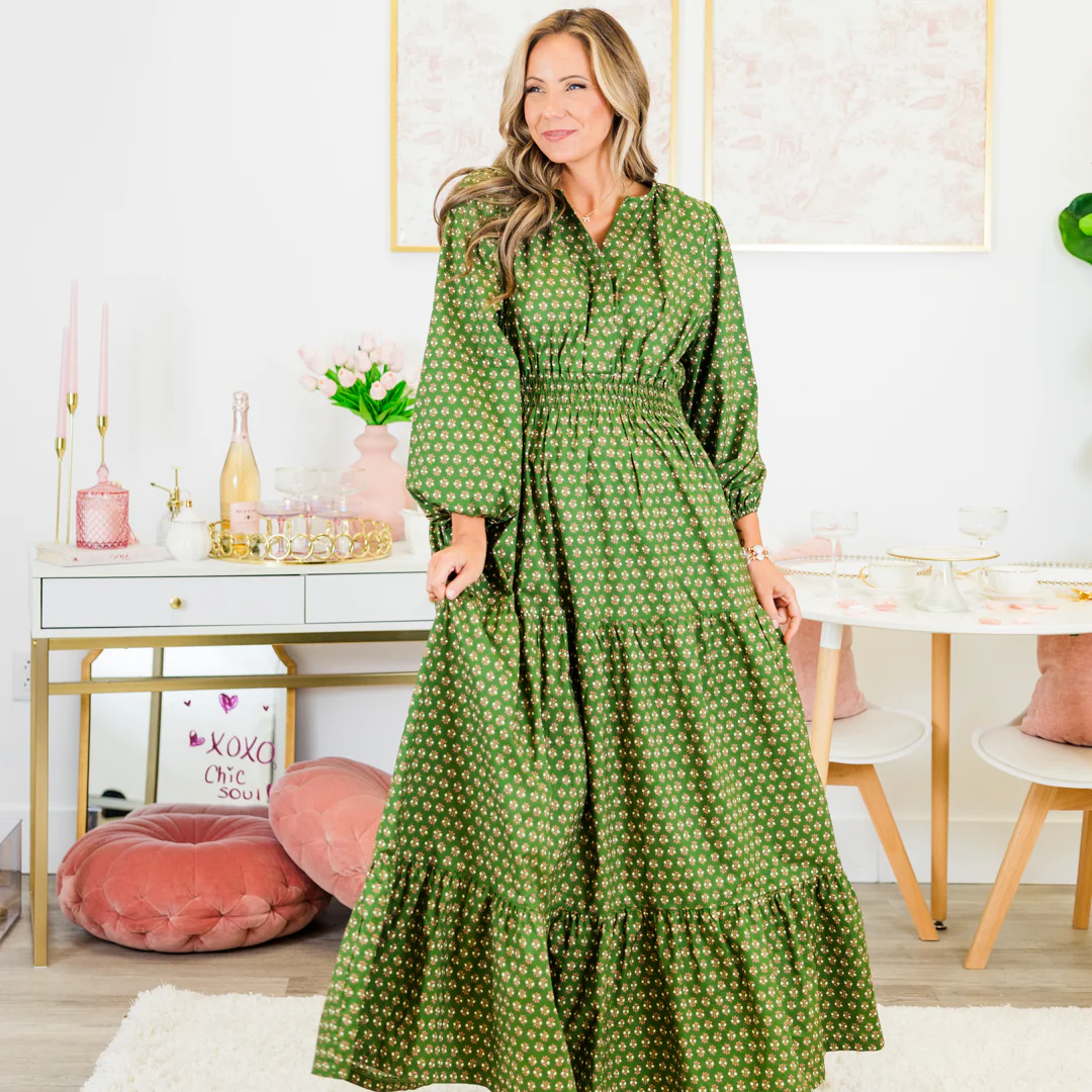 Gift Of Grace Maxi Dress, Green - Image 7