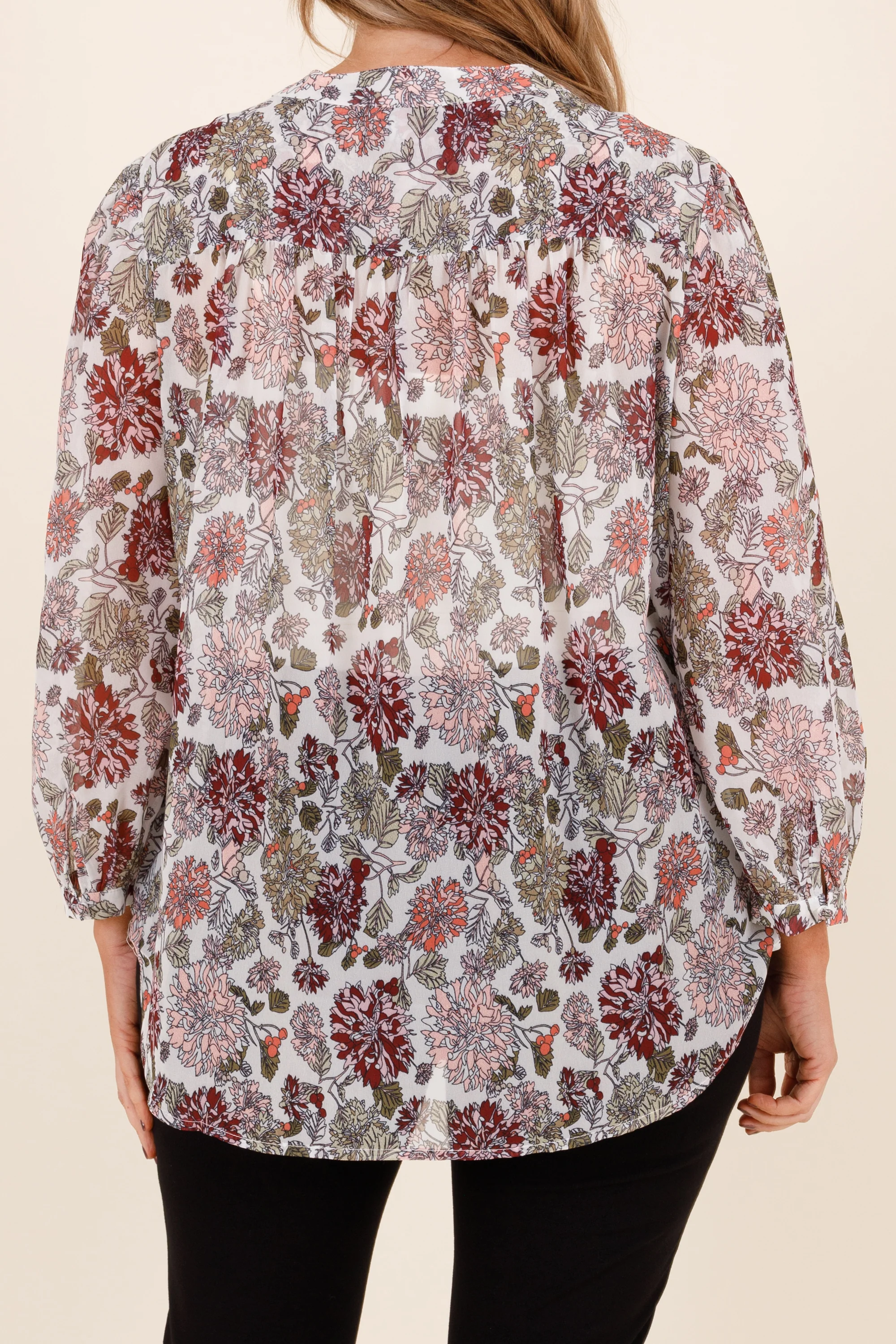 Glamorous Gal Top, Ivory - Image 5