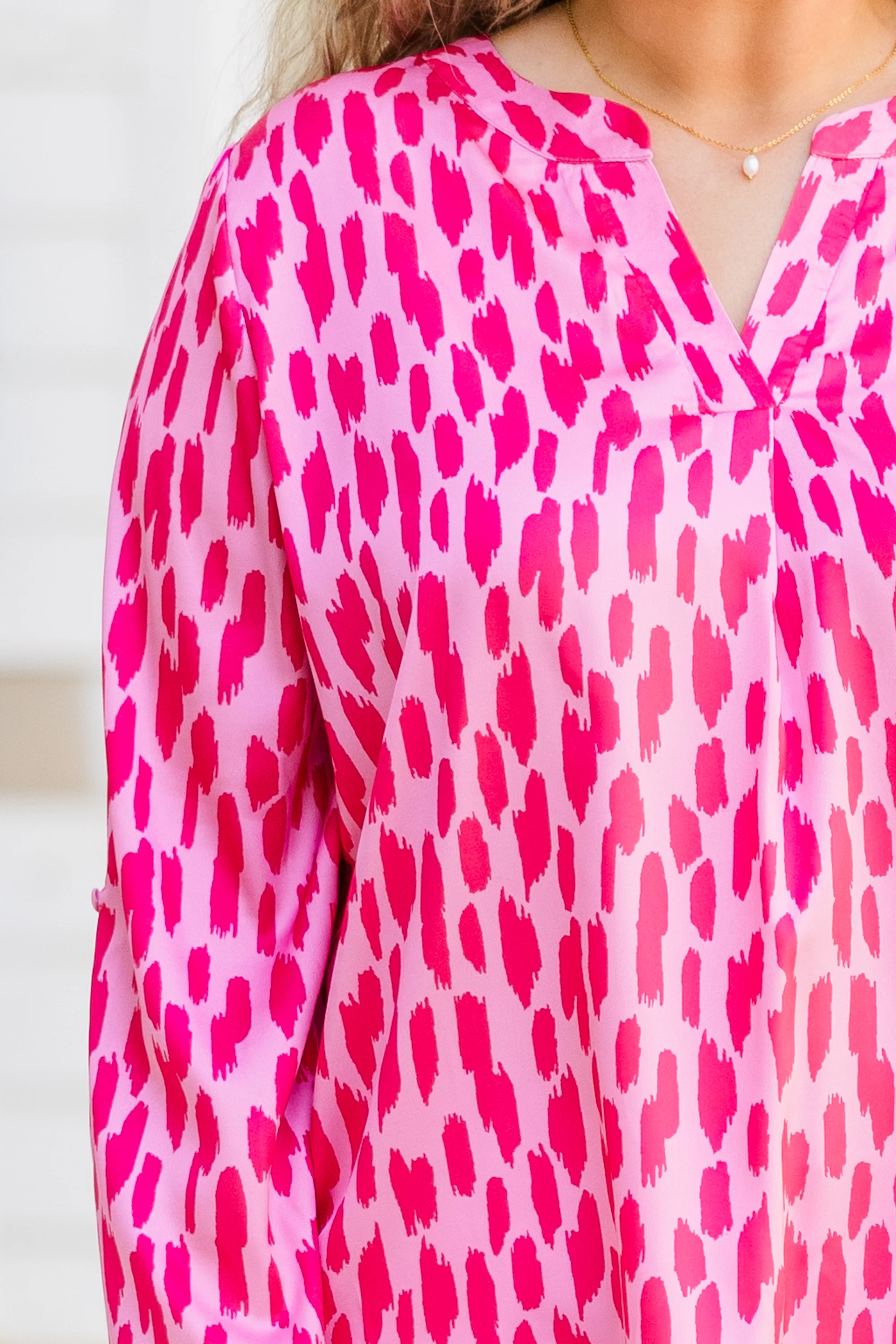 Glow Of Pink Top, Pink - Image 3