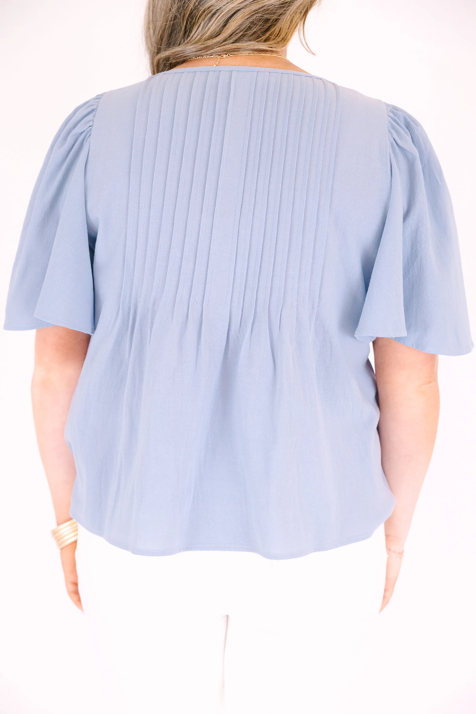 Go With It Top, Blue - Image 6