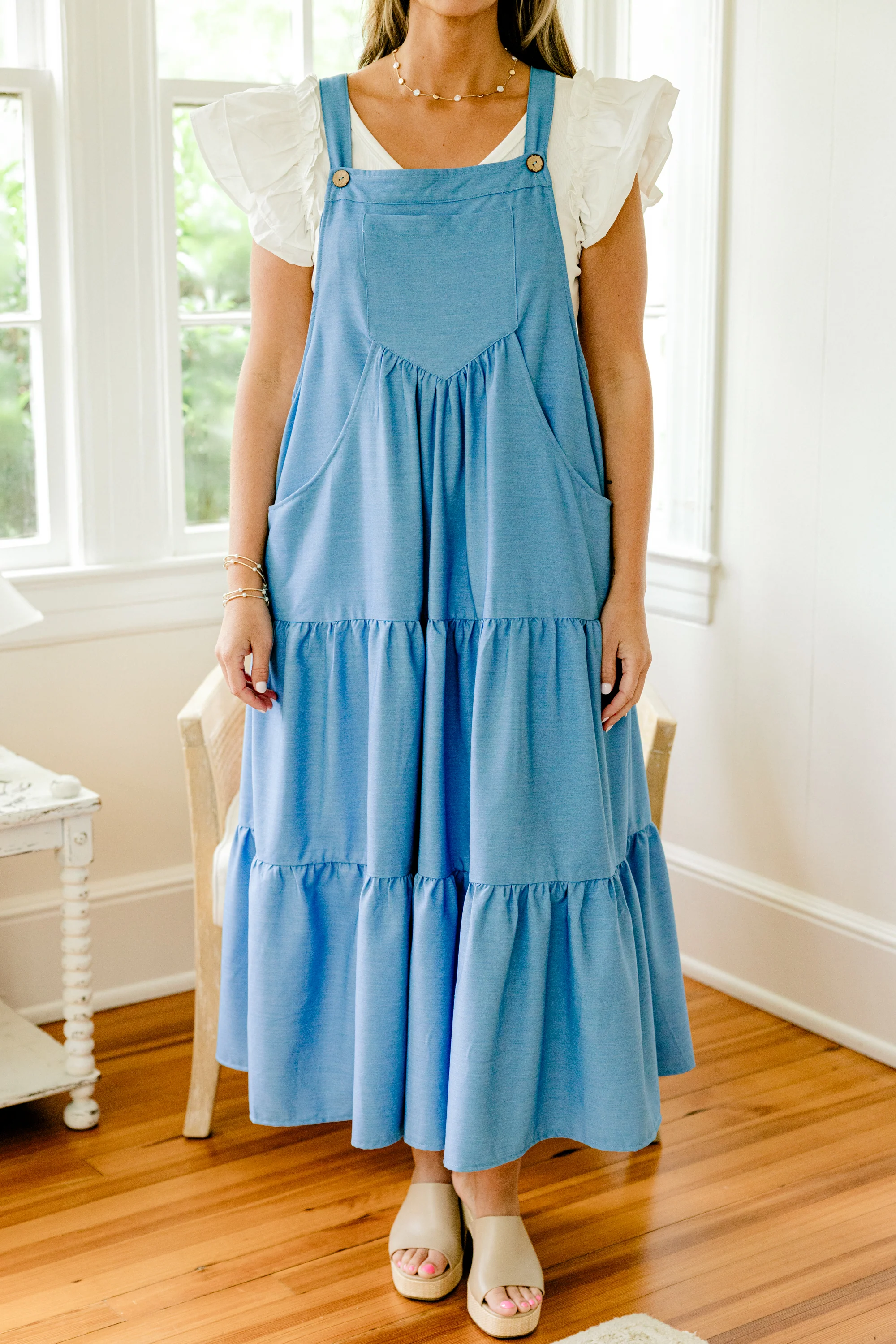 Got To Dance Dress, Denim - Image 5