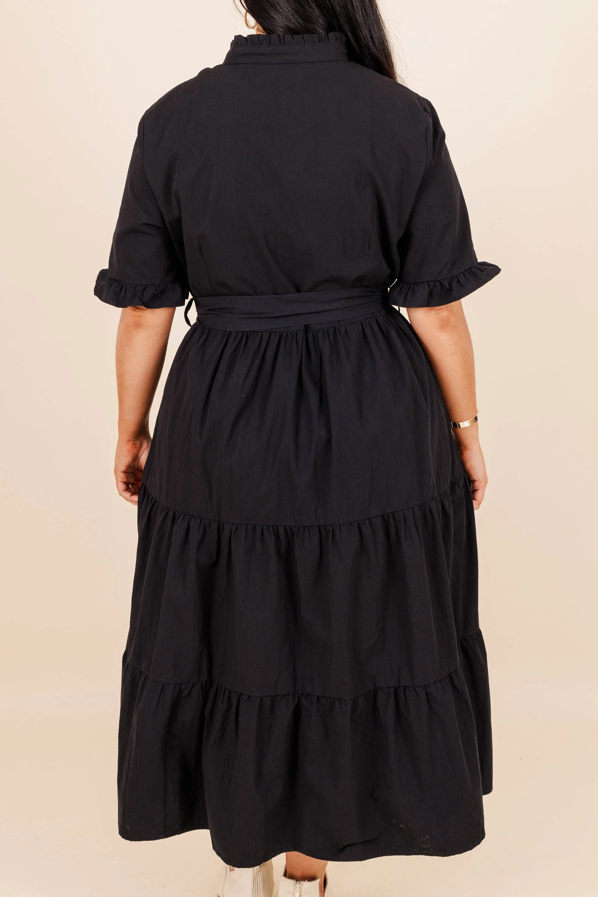 Guess Who's Back At It Midi Dress, Black - Image 5