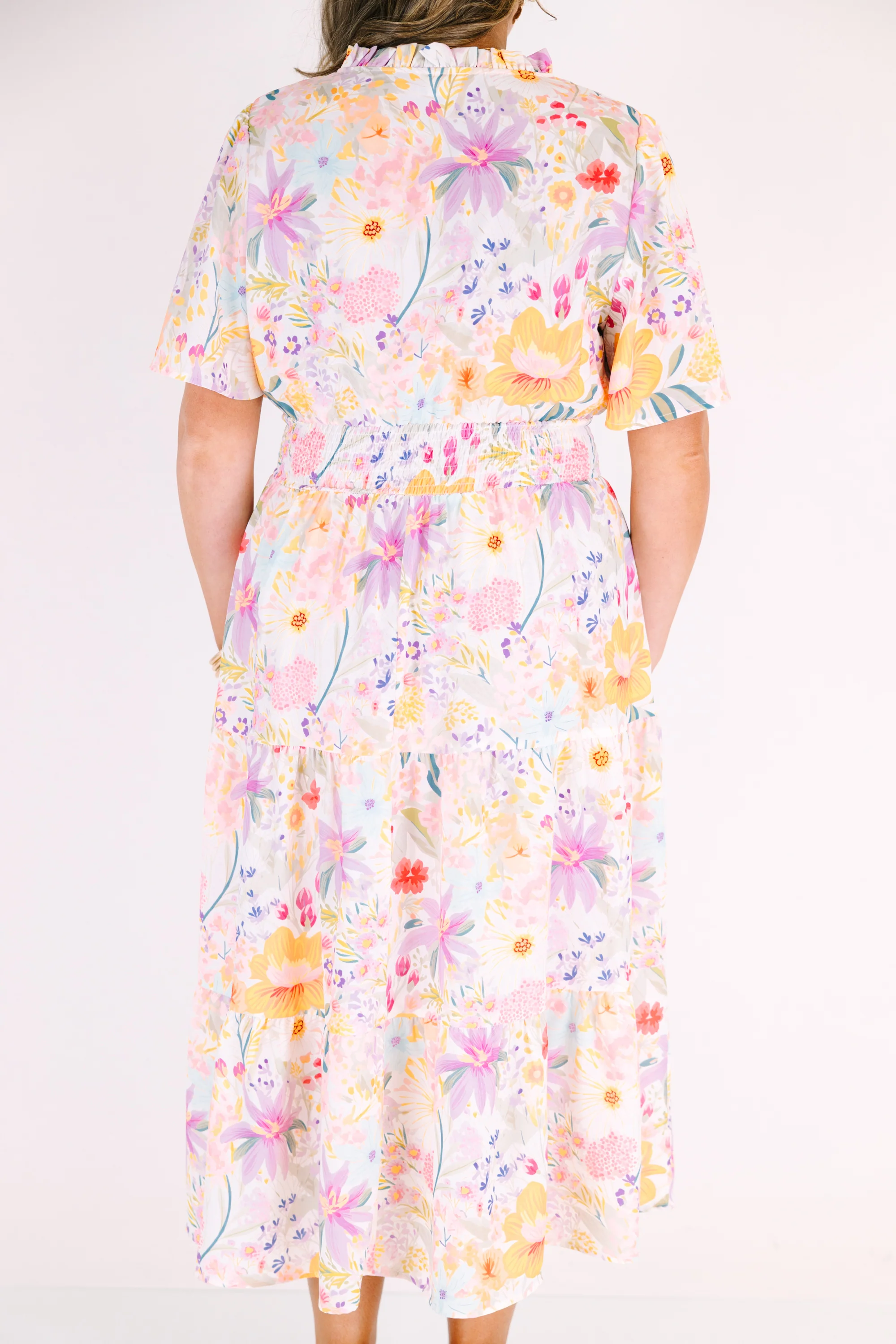 Happy To Be Me Dress, Lavender Mix - Image 7