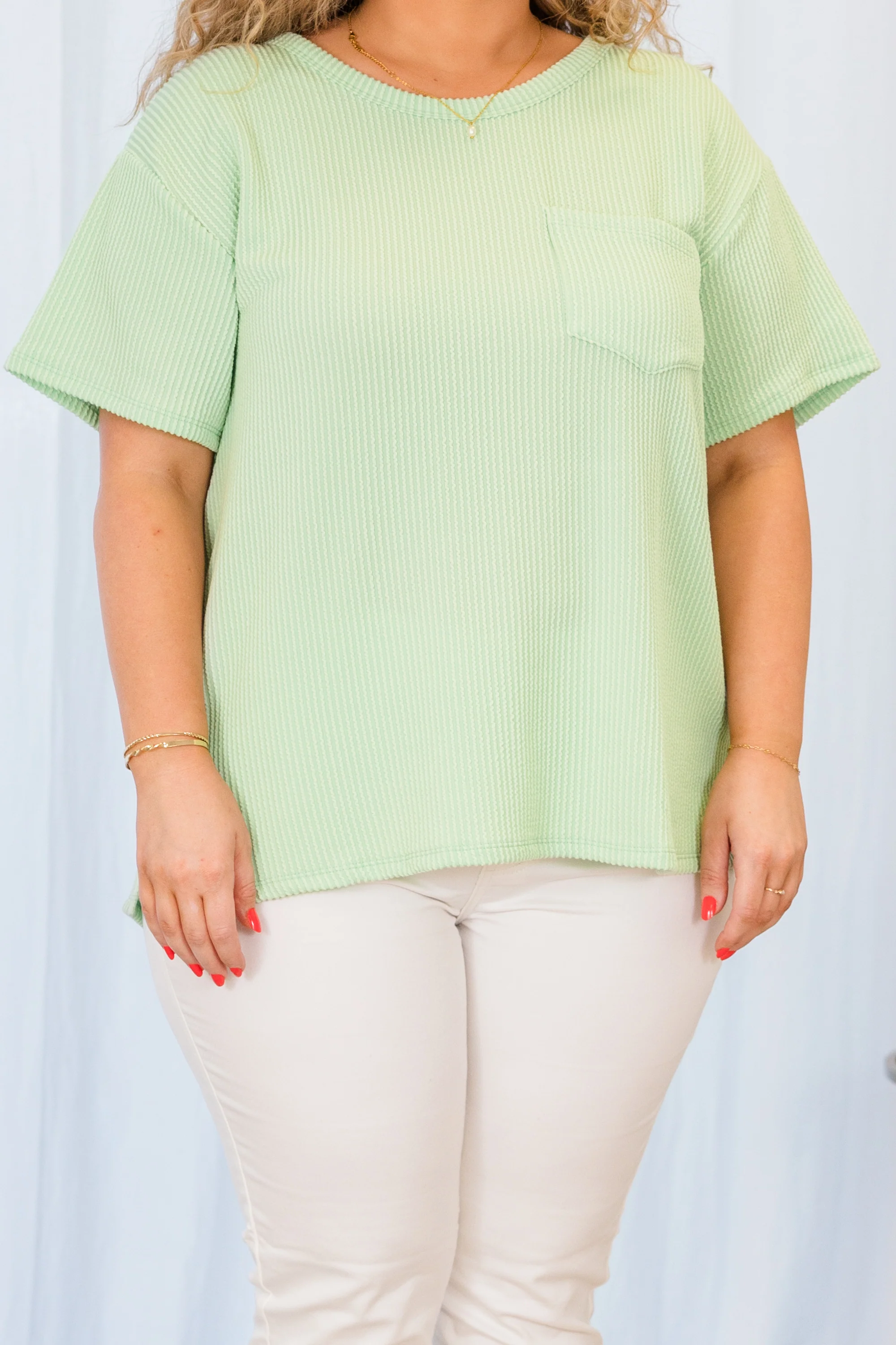 Headliner Top, Mint - Image 5
