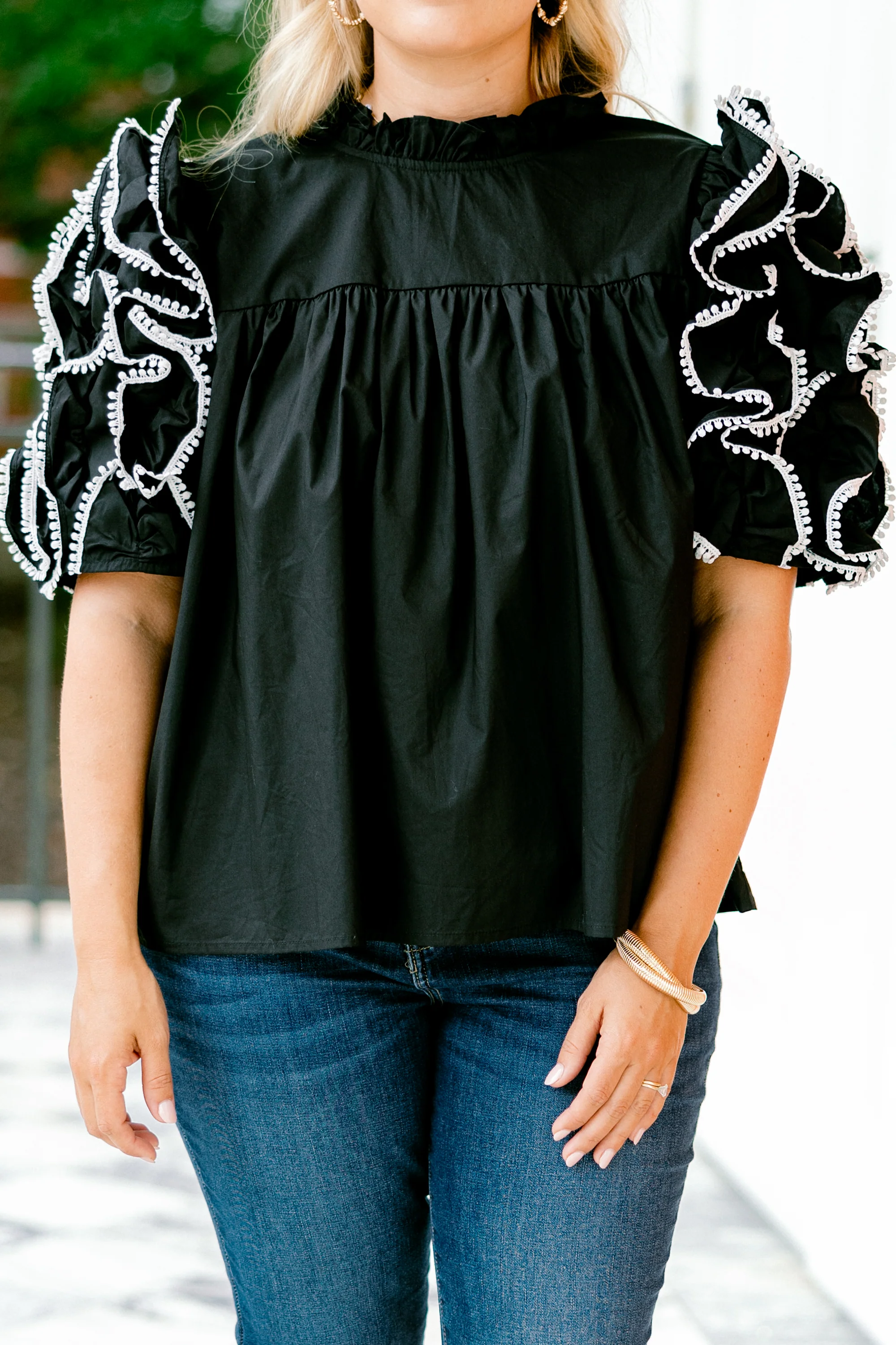 Heavenly Love Top, Black - Image 5