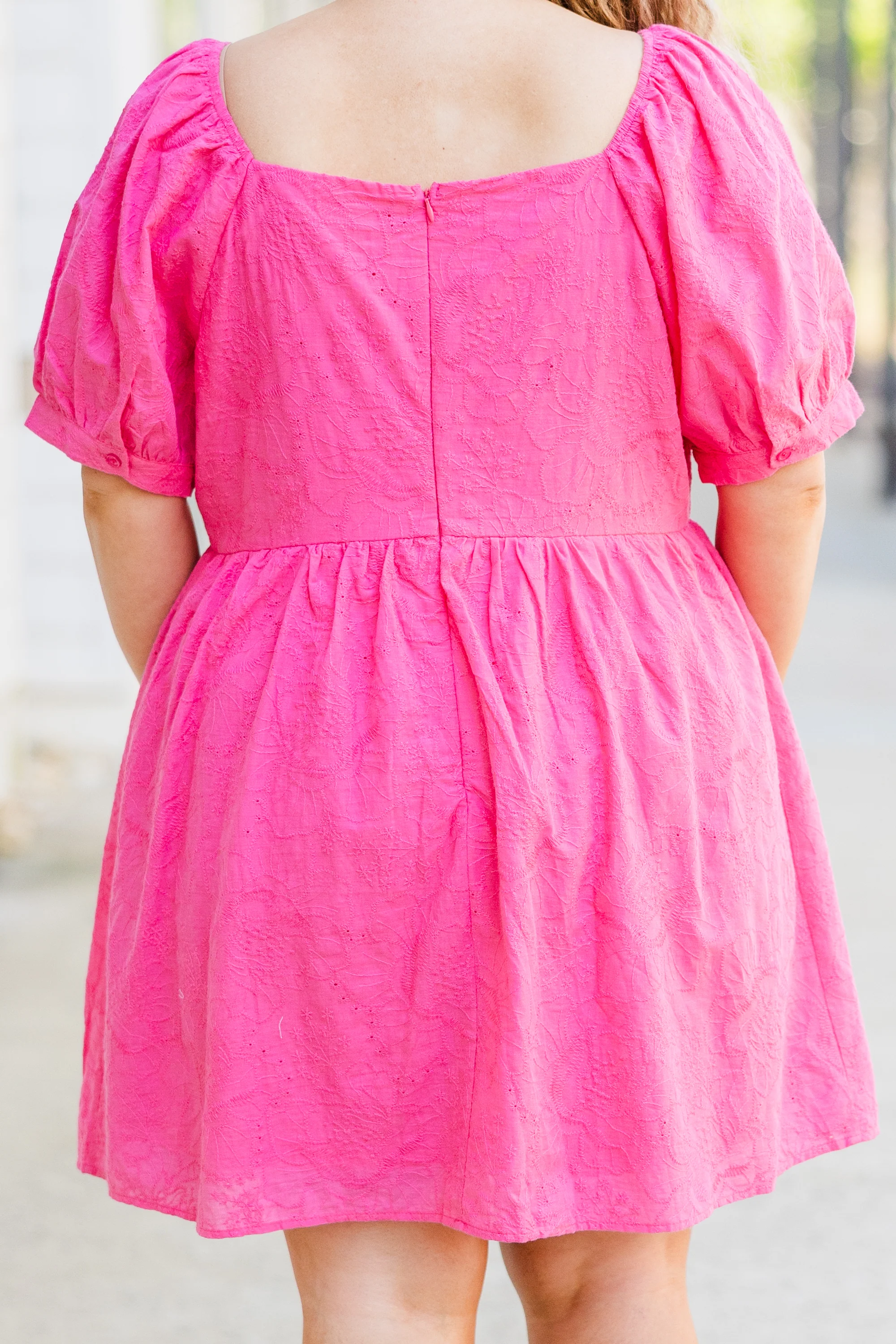 Hey Cutie Pie Dress, Hot Pink - Image 6