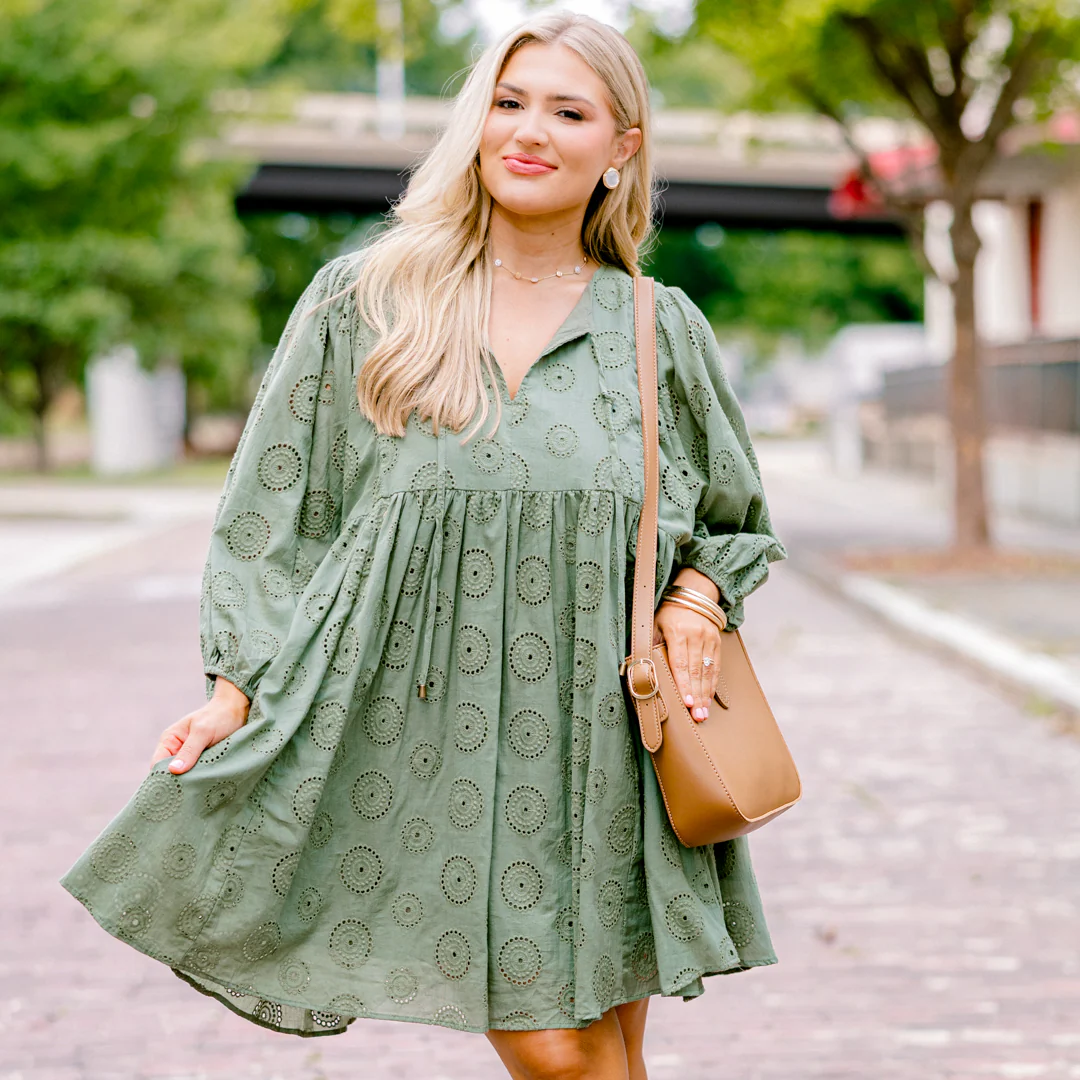 Honey Babe Dress, Green - Image 7