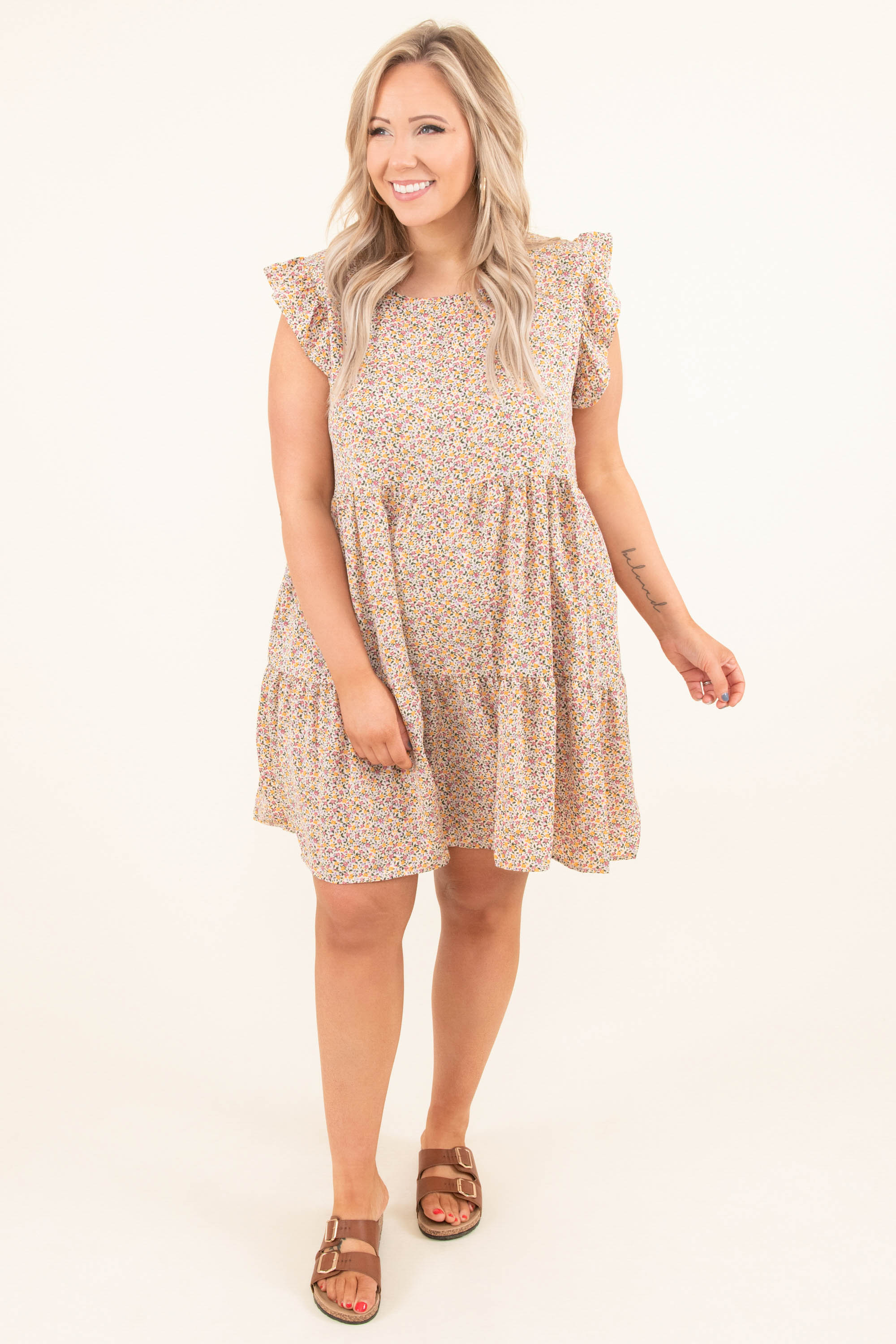 Hot In The Country Dress, Blush - Image 2