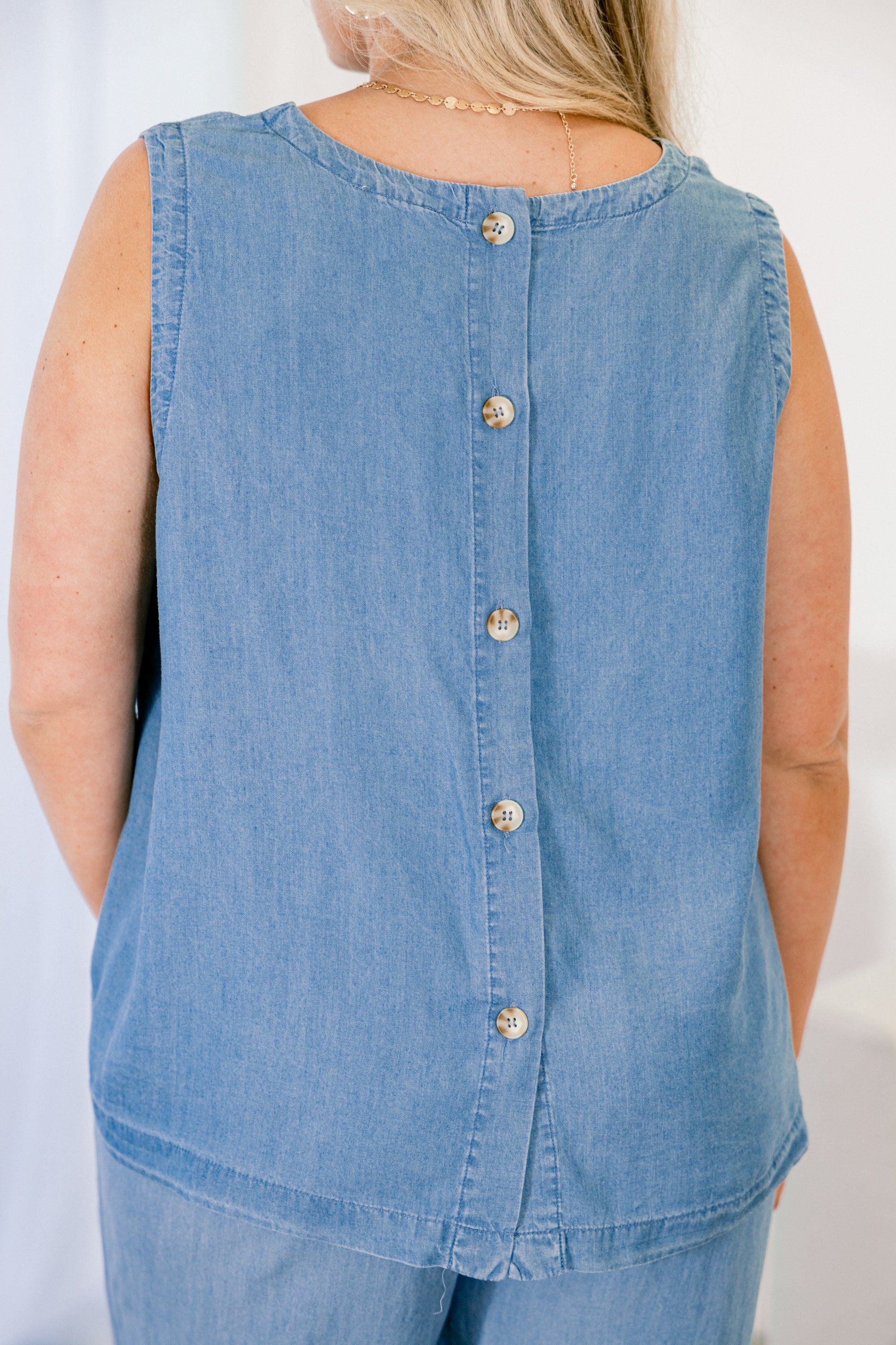 I See You Top, Chambray - Image 6