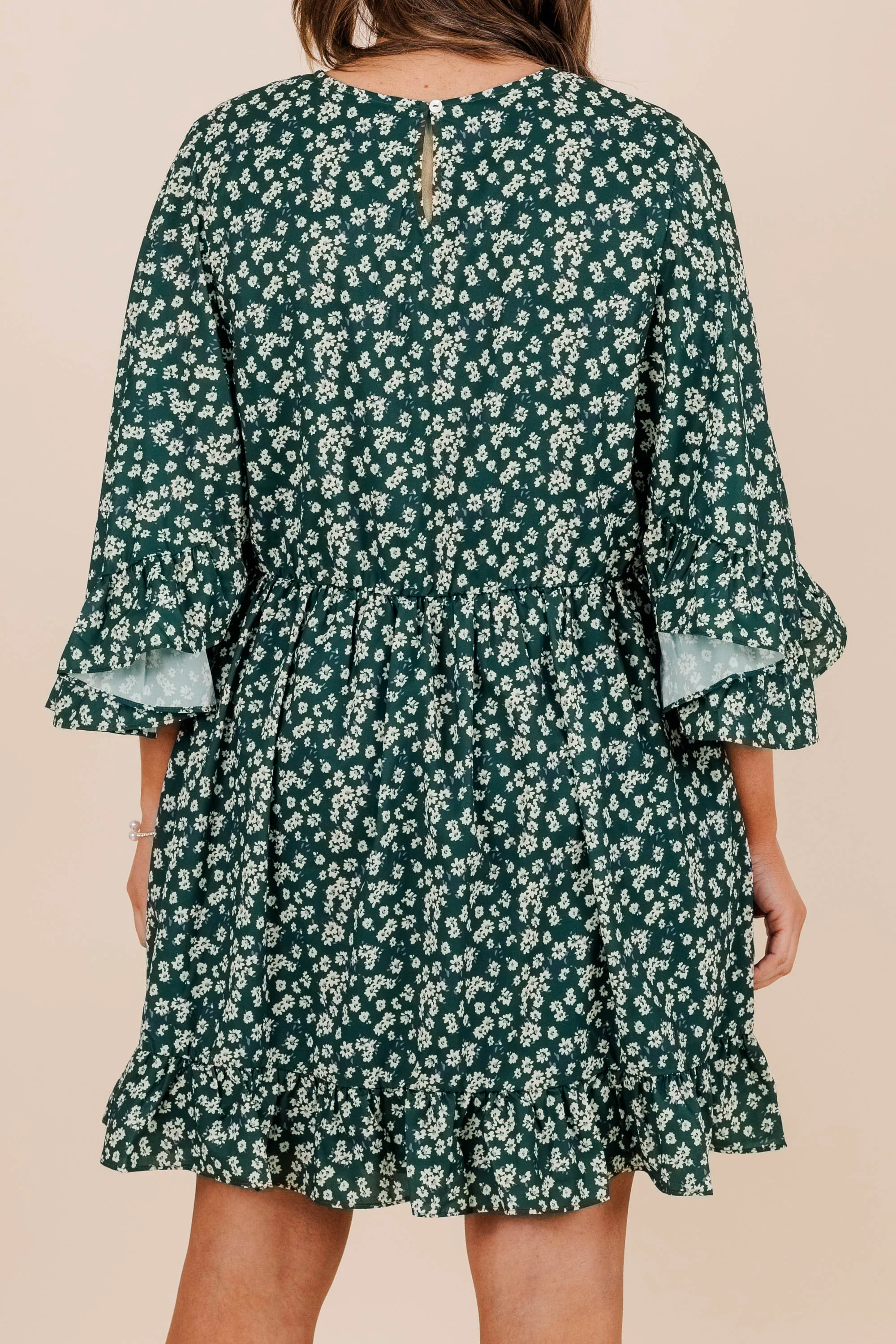 If We Were A Movie Dress, Green - Image 5