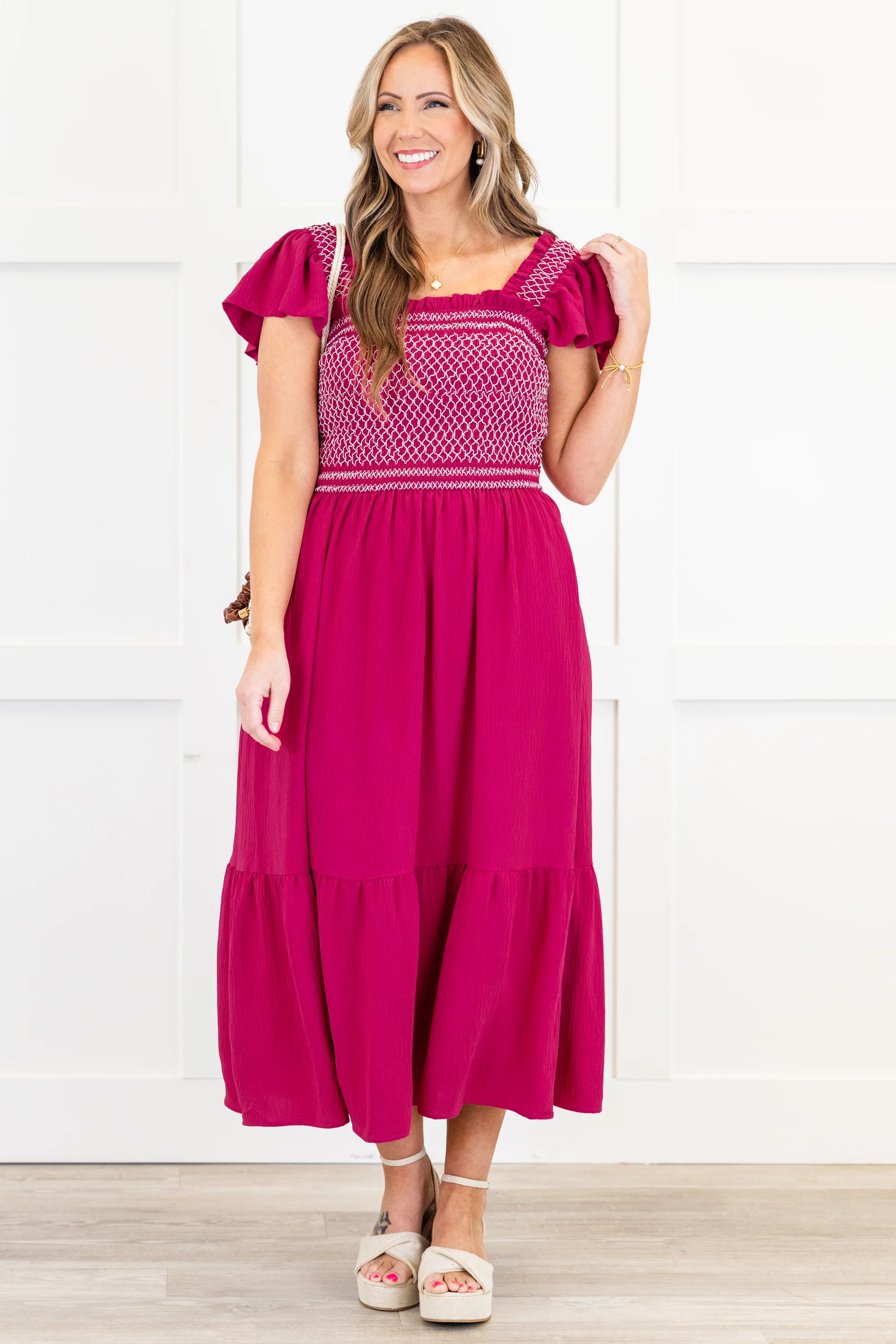 If You Cared Enough Dress, Wildberry - Image 3