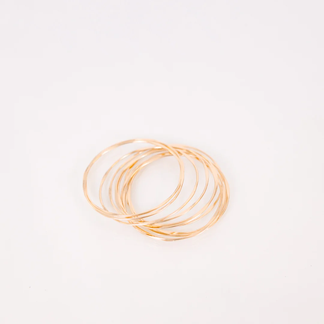 If You Don't Mind Bracelet Set, Gold - Image 5