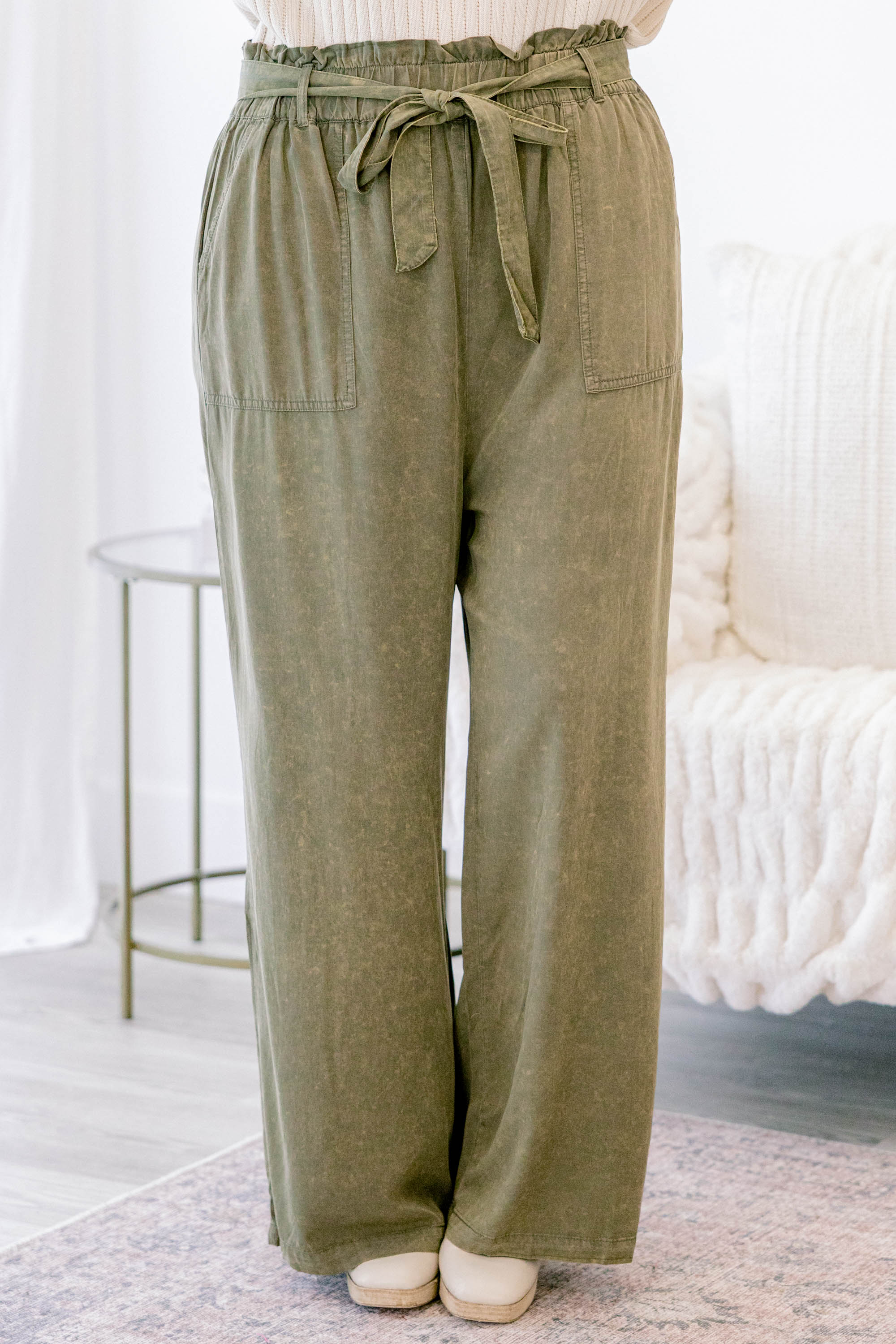 I'll Lead The Way Pants, Olive - Image 3