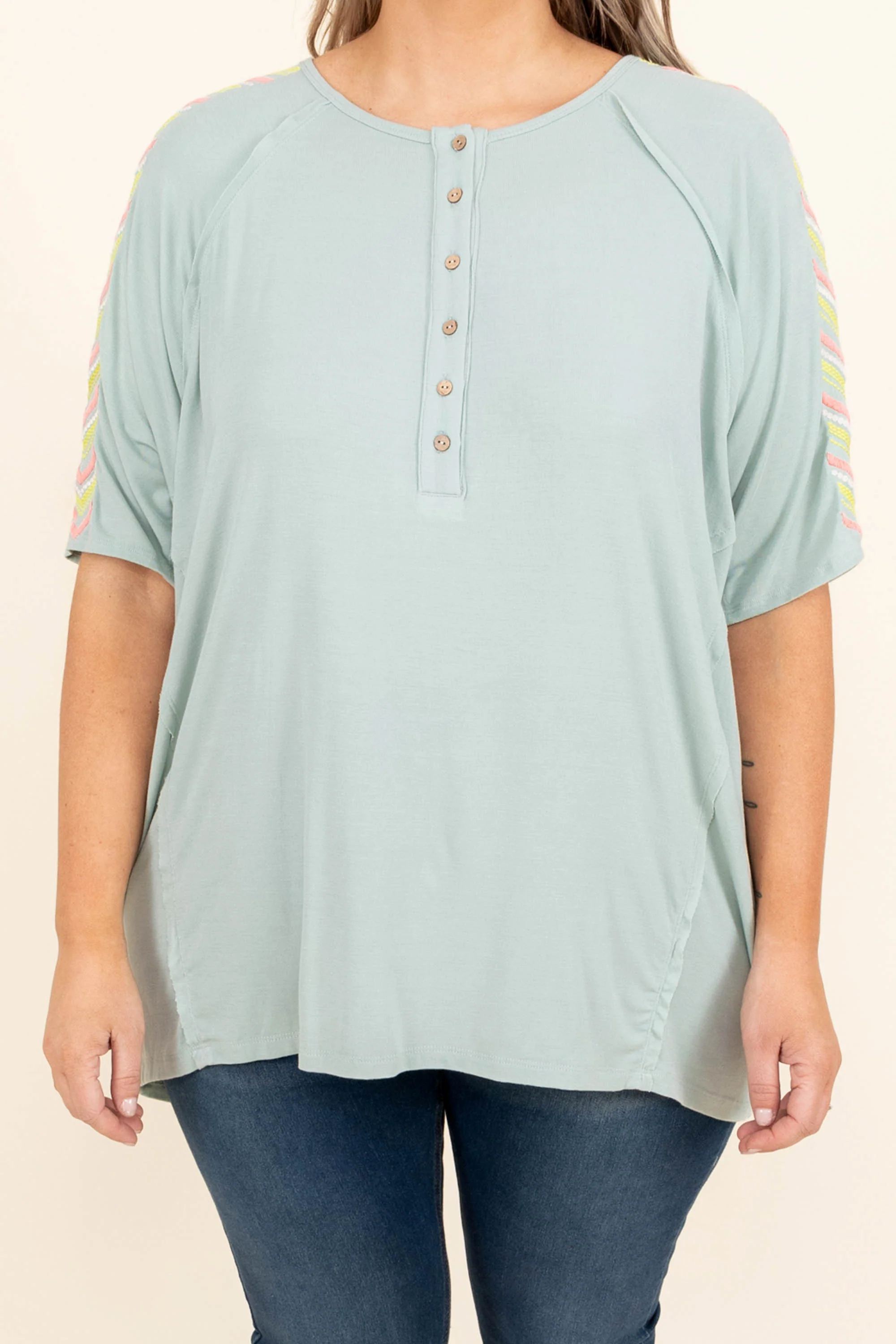 Imaginably Sweet Top, Mint - Image 4