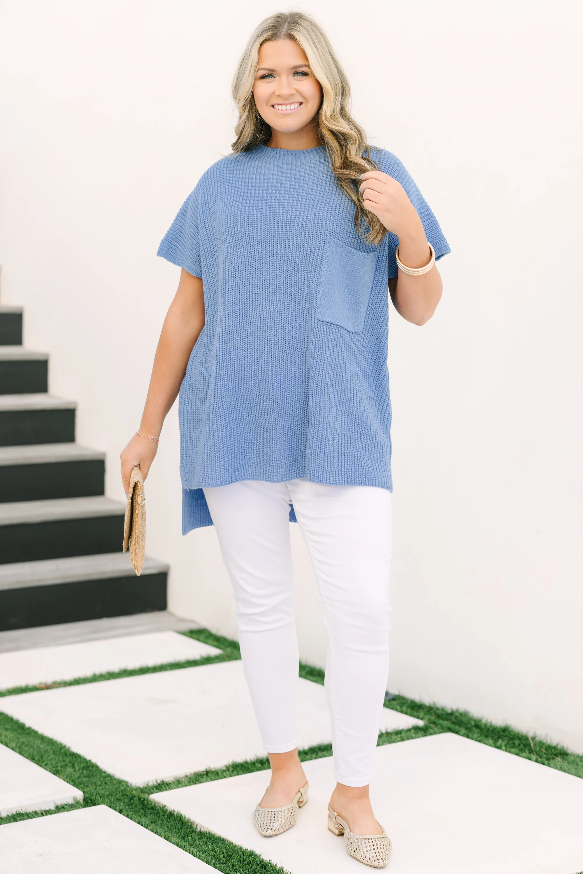 Imagine My World Sweater, Blue - Image 3