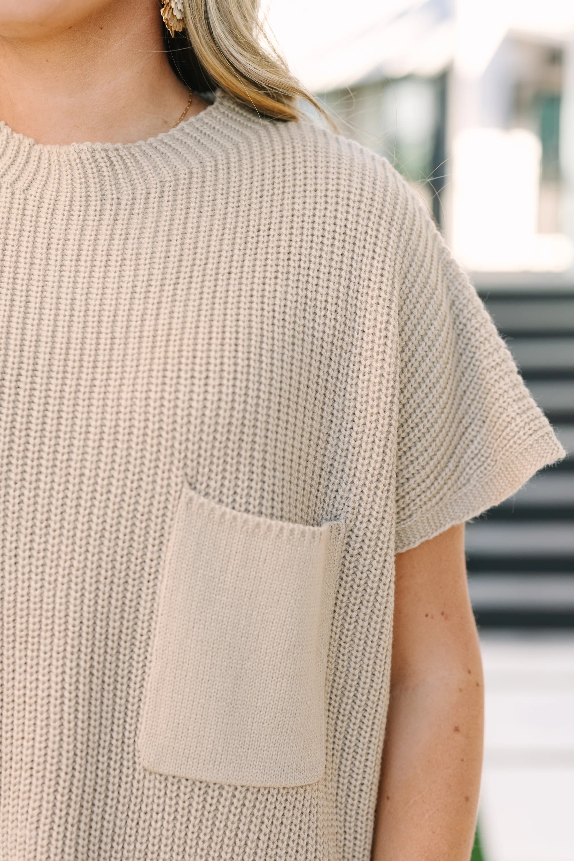 Imagine My World Sweater, Taupe - Image 4