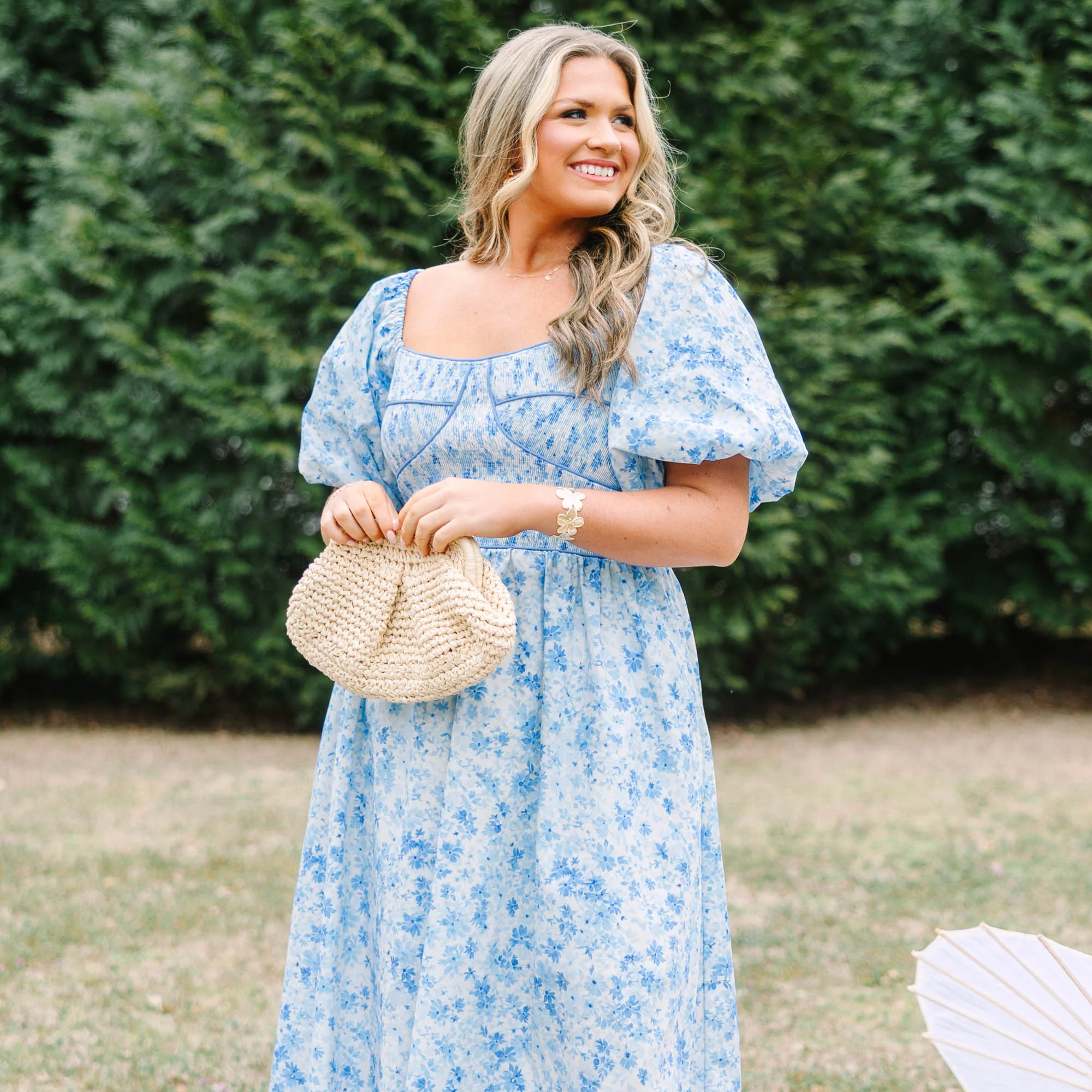 In A Blink Of The Eye Dress, Blue - Image 7