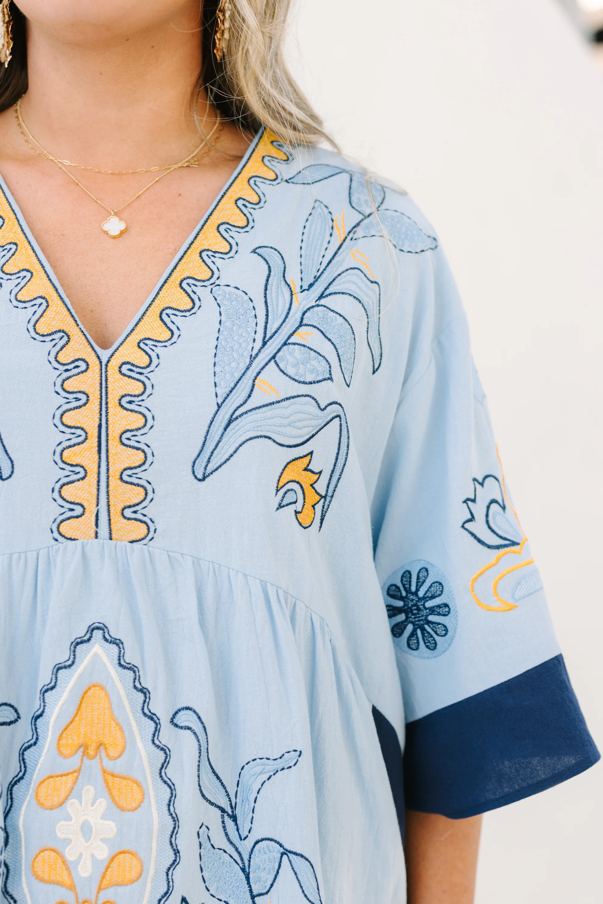 In My Favor Dress, Blue - Image 4