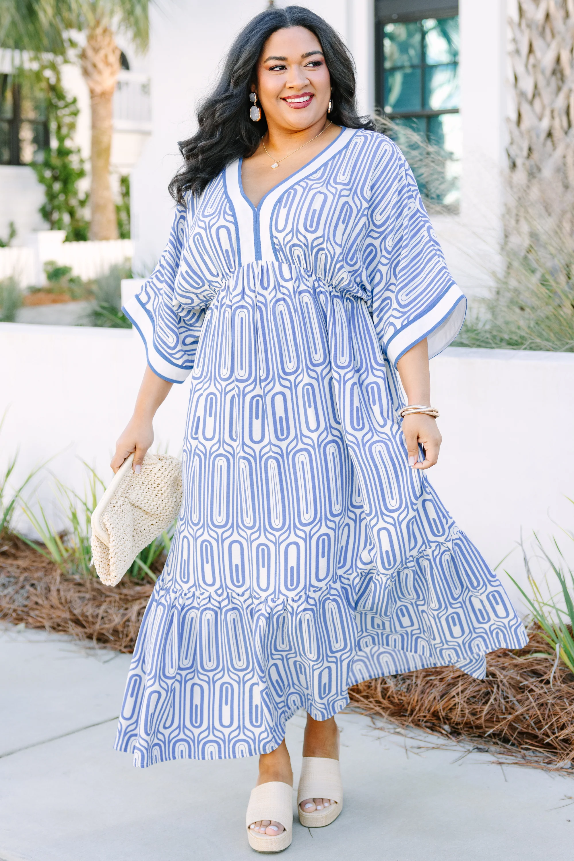 In The Salty Air Dress, Blue - Image 3