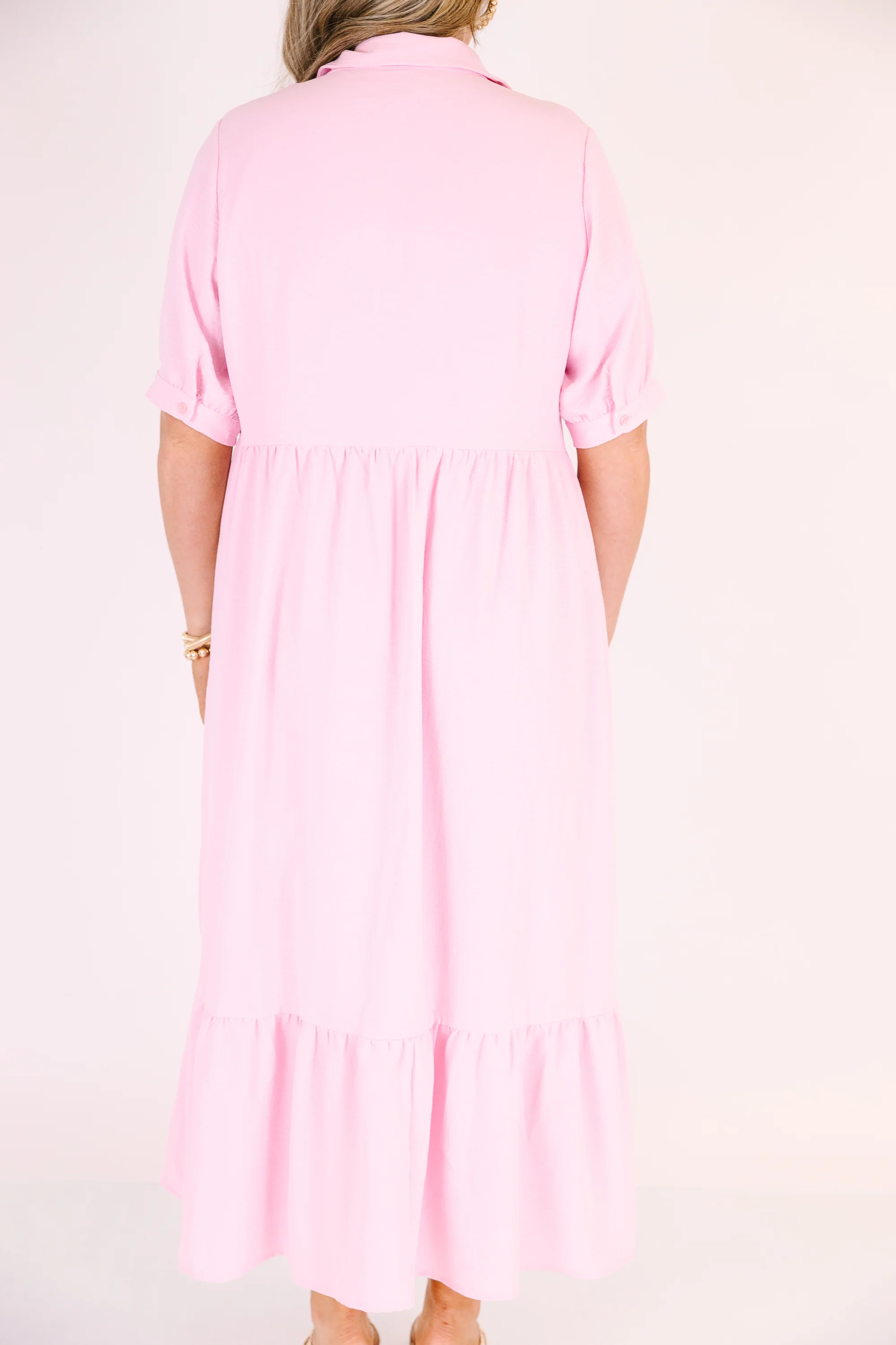 In Your Happy Place Dress, Baby Pink - Image 7