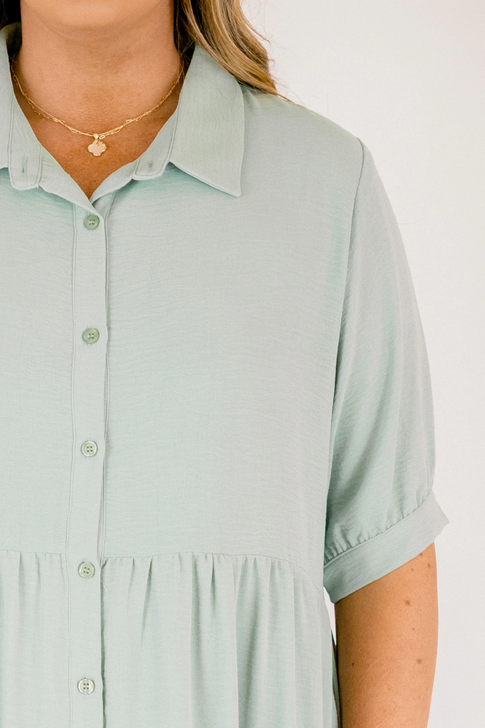 In Your Happy Place Dress, Mint - Image 5