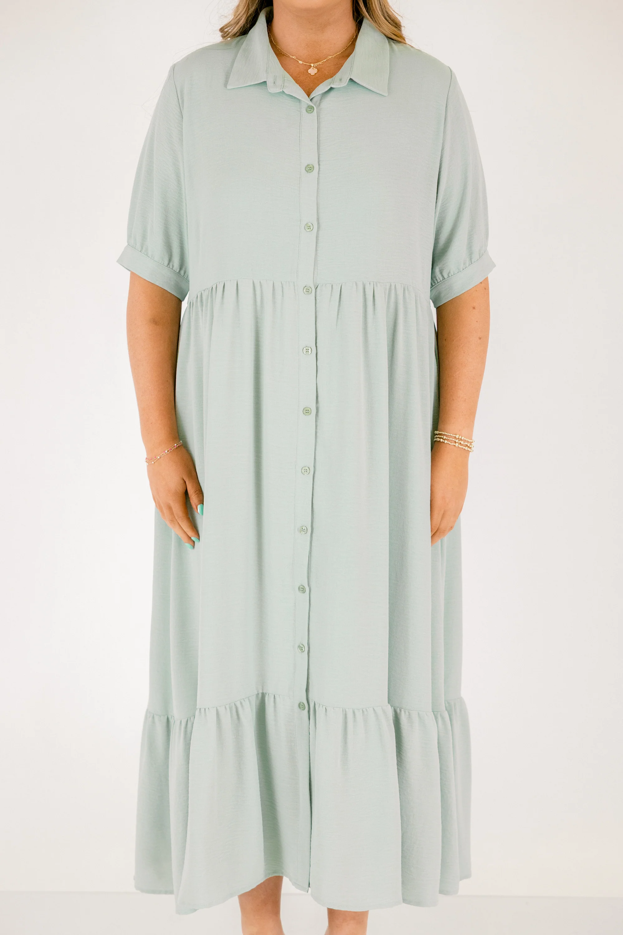 In Your Happy Place Dress, Mint - Image 6