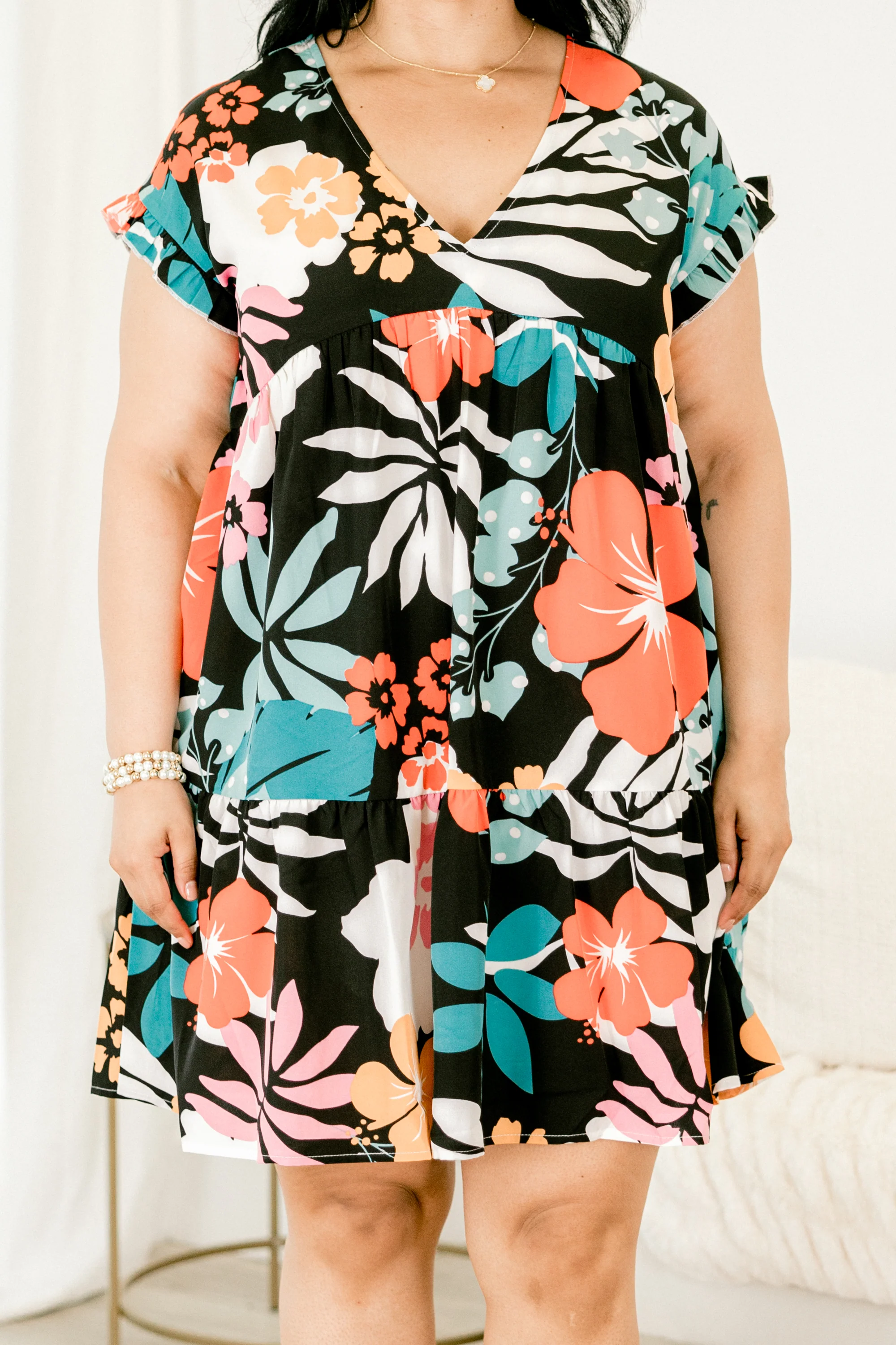 Into Paradise Dress, Black - Image 5