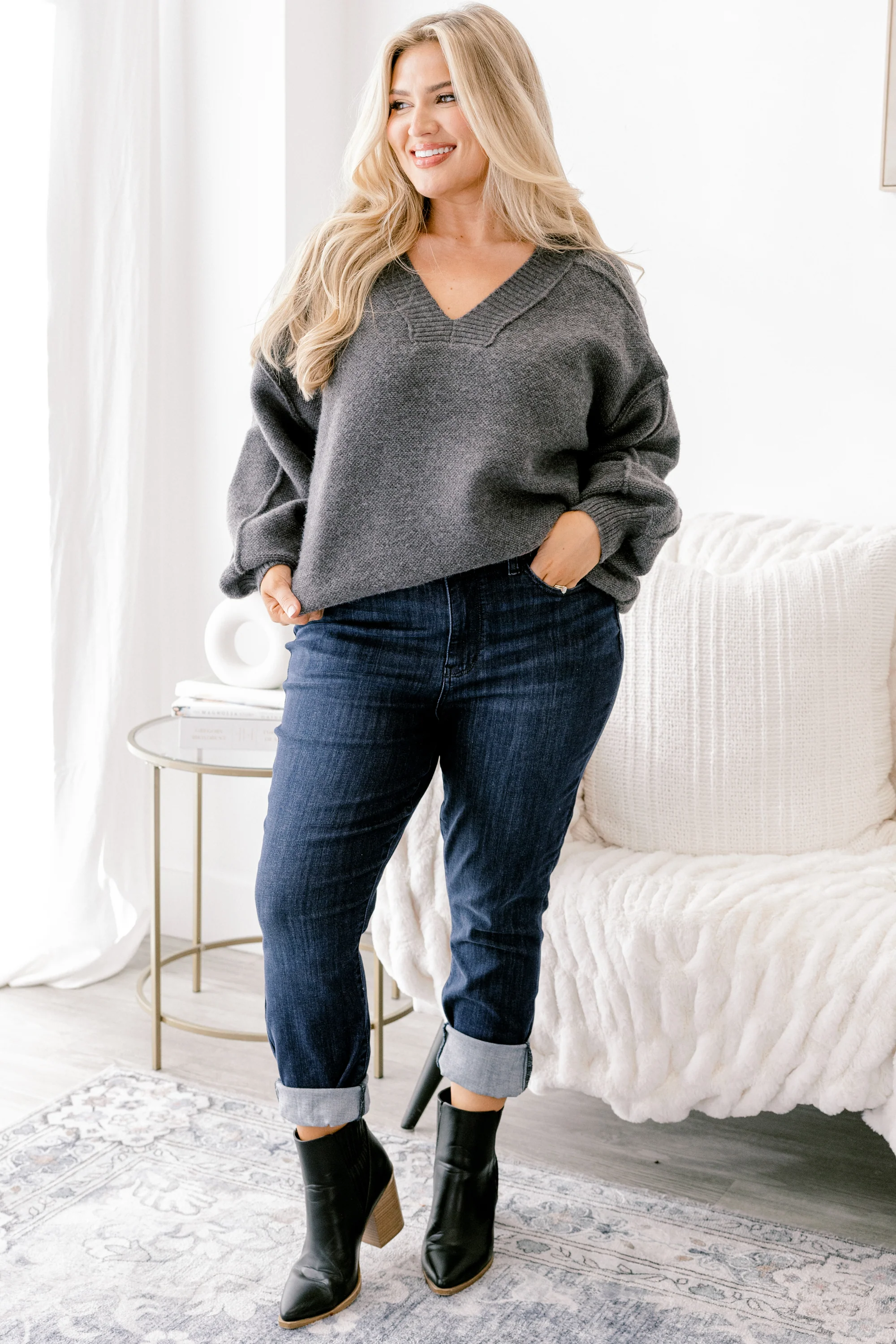 Judy Blue: Comes Down To This Jeans, Dark Wash - Image 4