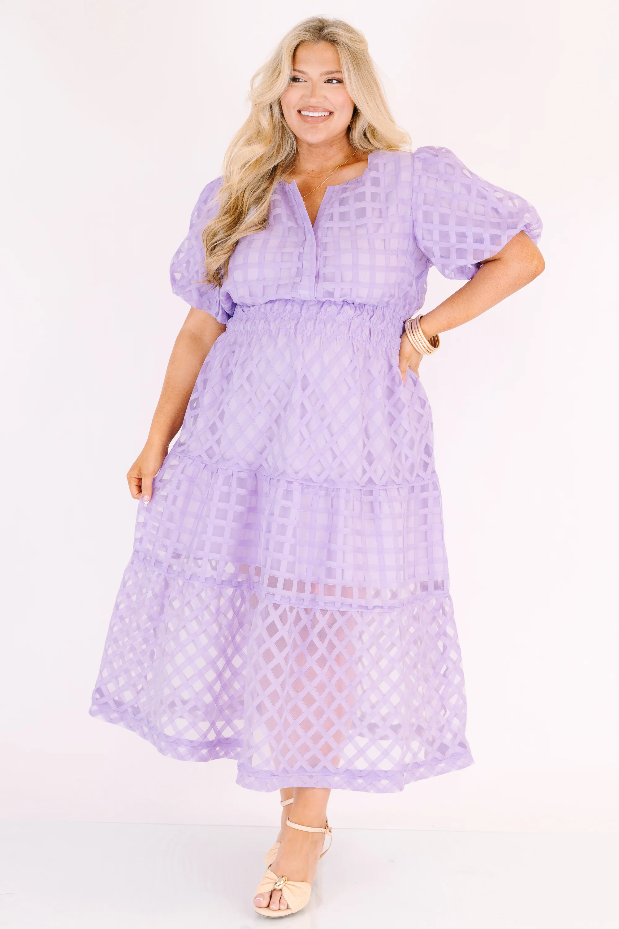 Just Because Dress, Lilac - Image 3
