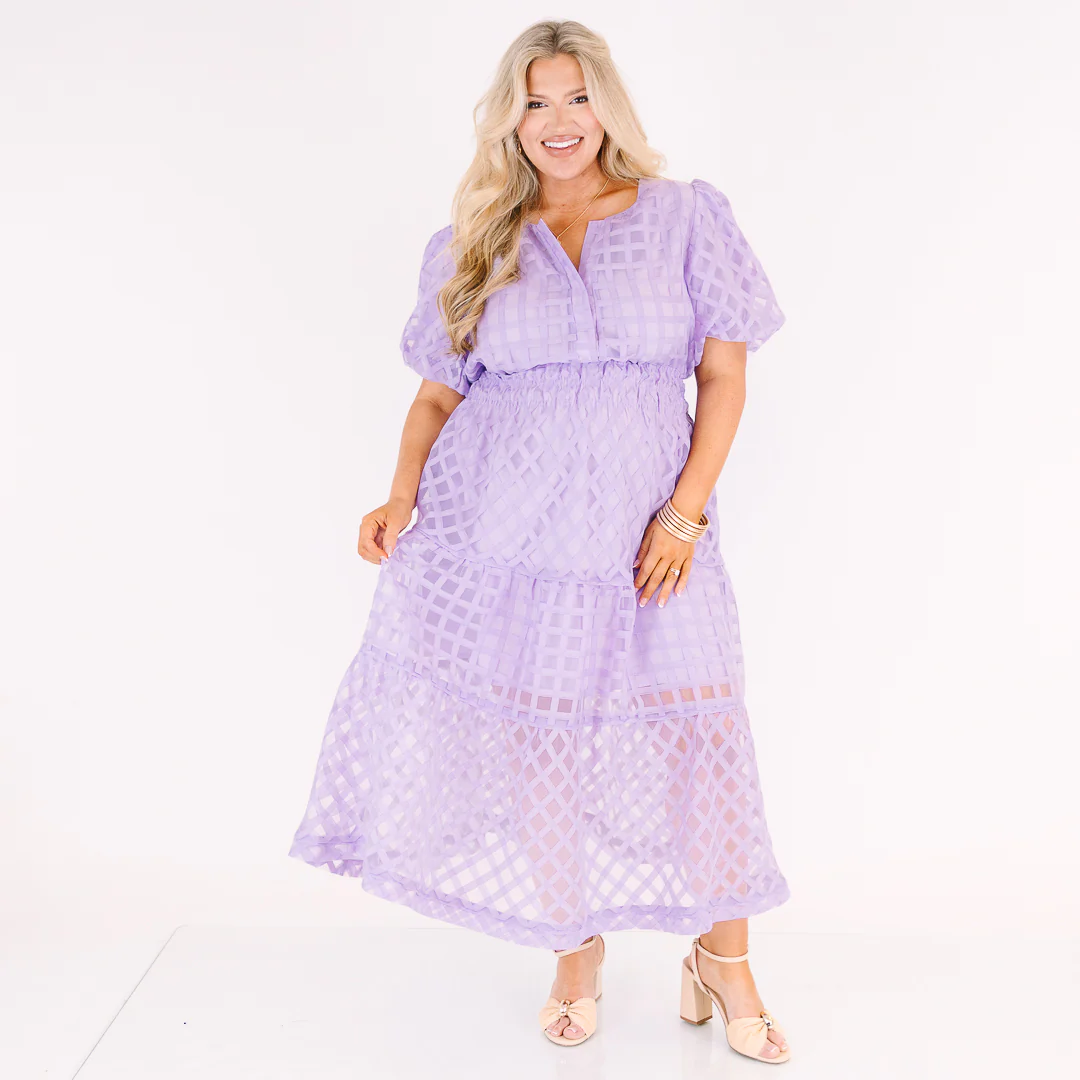 Just Because Dress, Lilac - Image 8