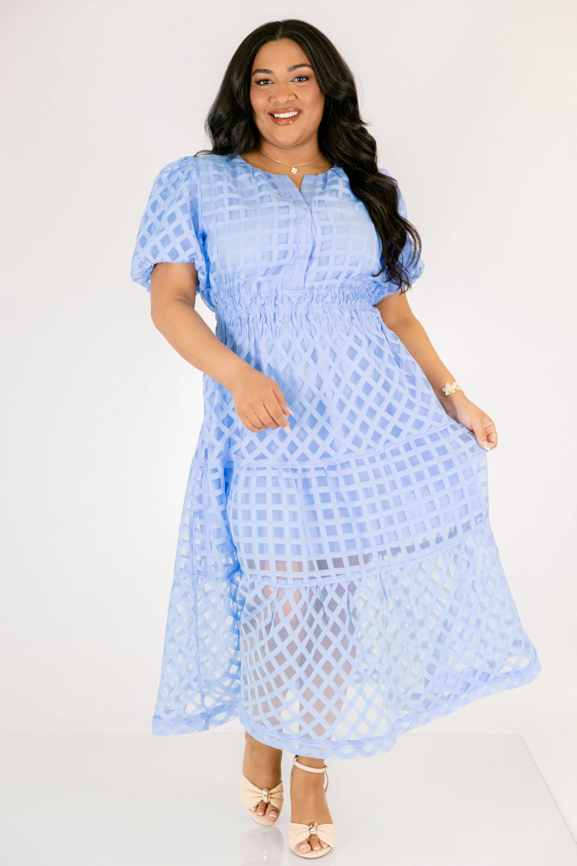 Just Because Dress, Pastel Blue - Image 2