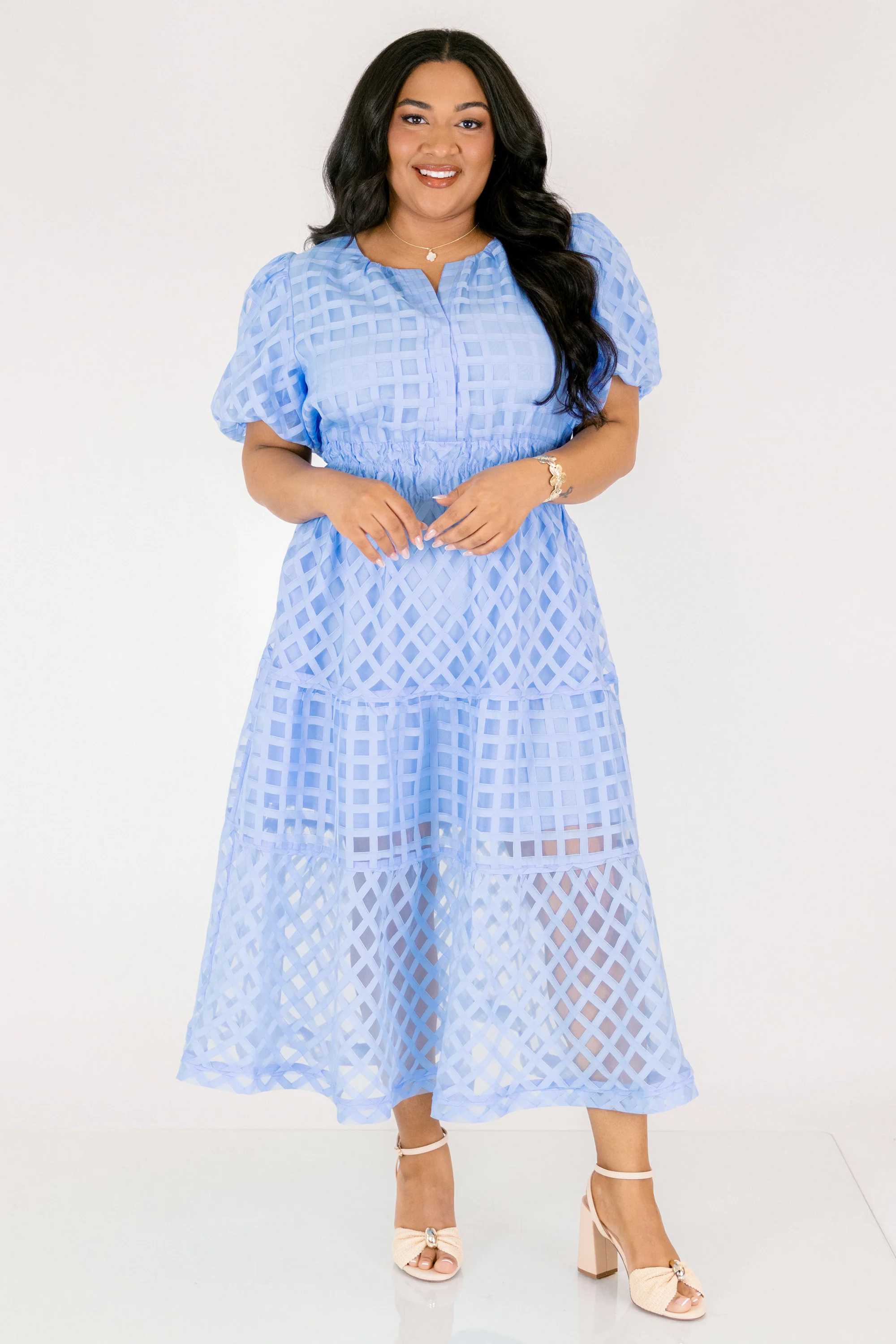 Just Because Dress, Pastel Blue - Image 3