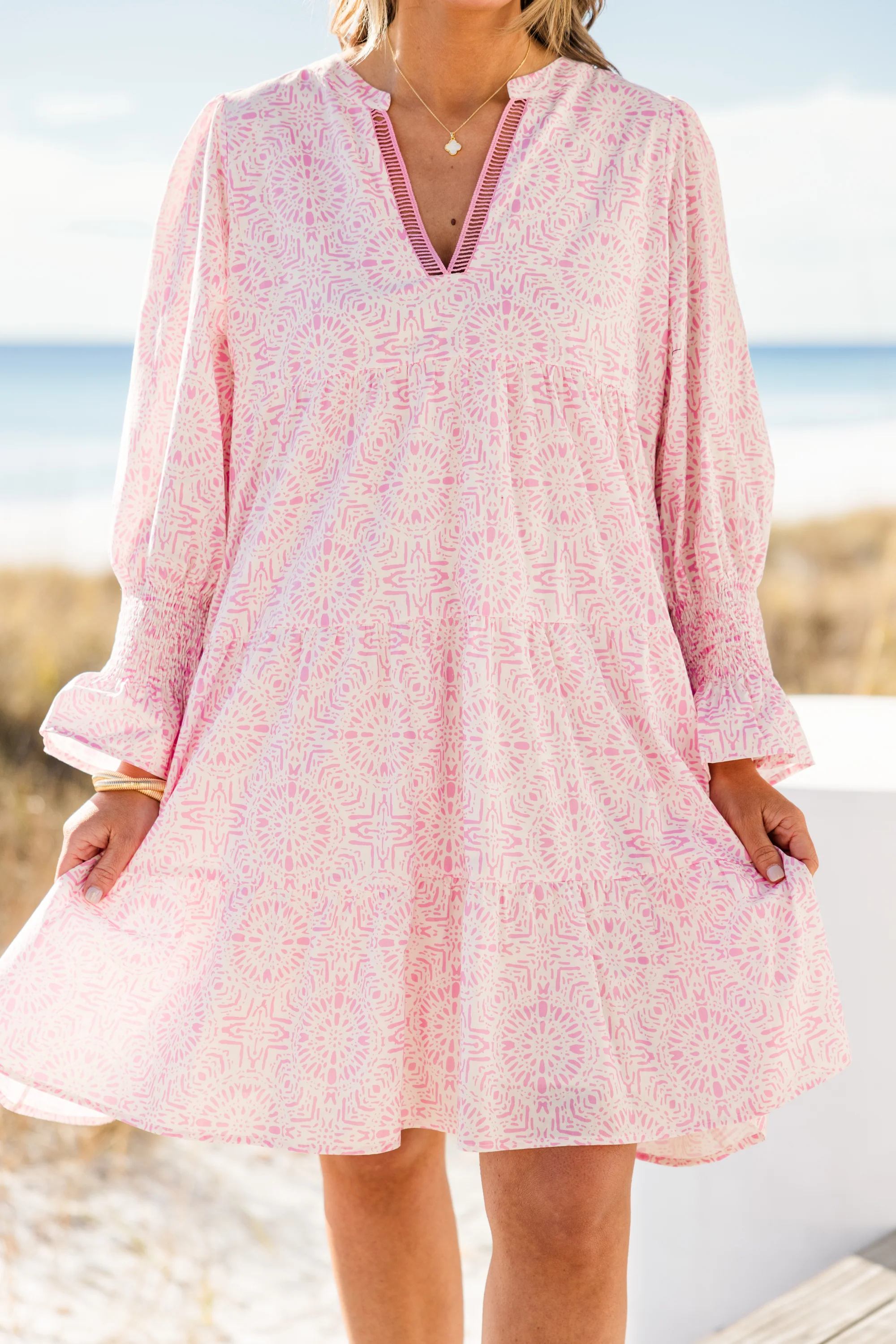 Just Being Me Dress, Pink - Image 5