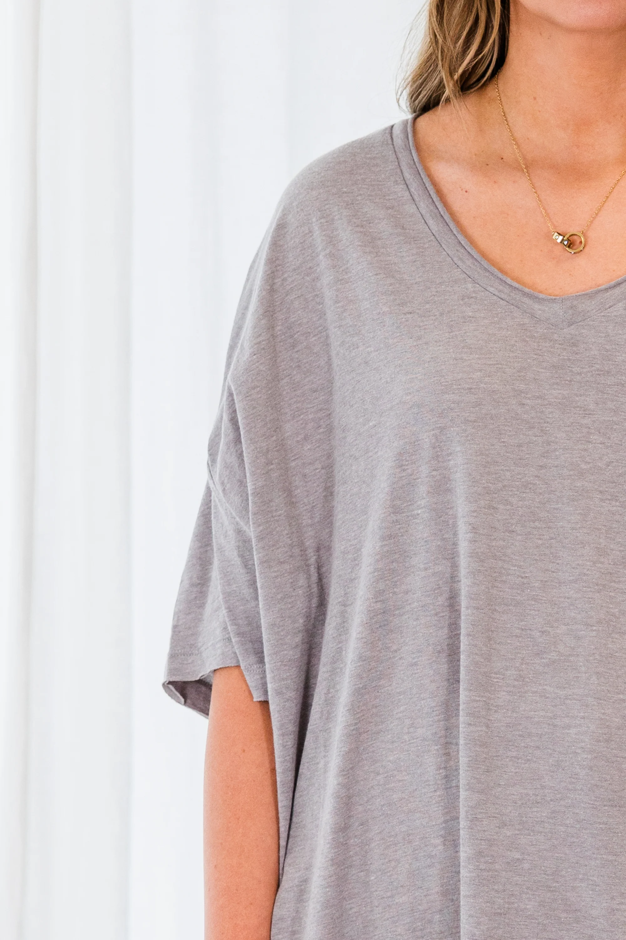 Just Dance With Me Top, Heather Grey - Image 4