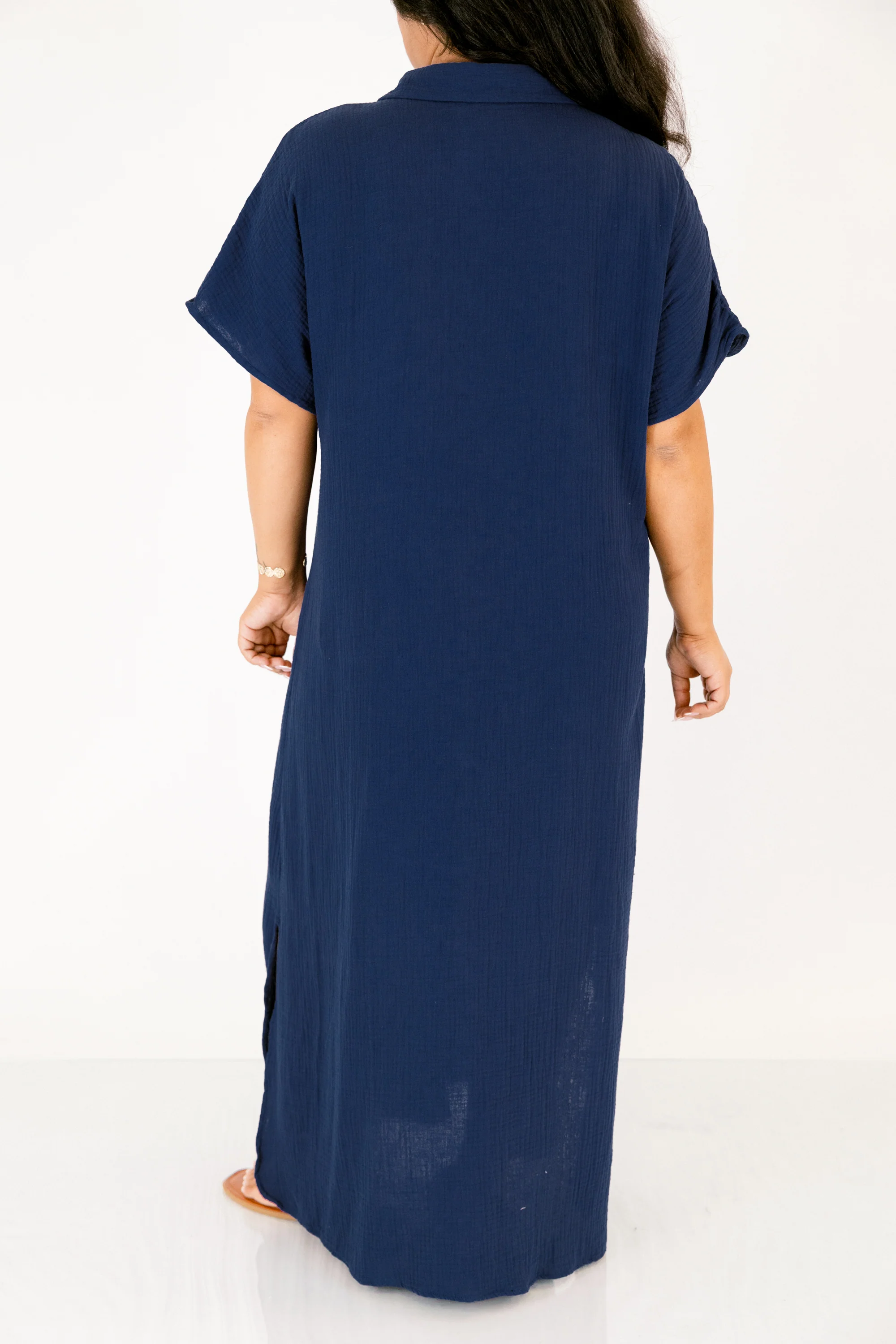 Just Nice Dress, Navy - Image 6