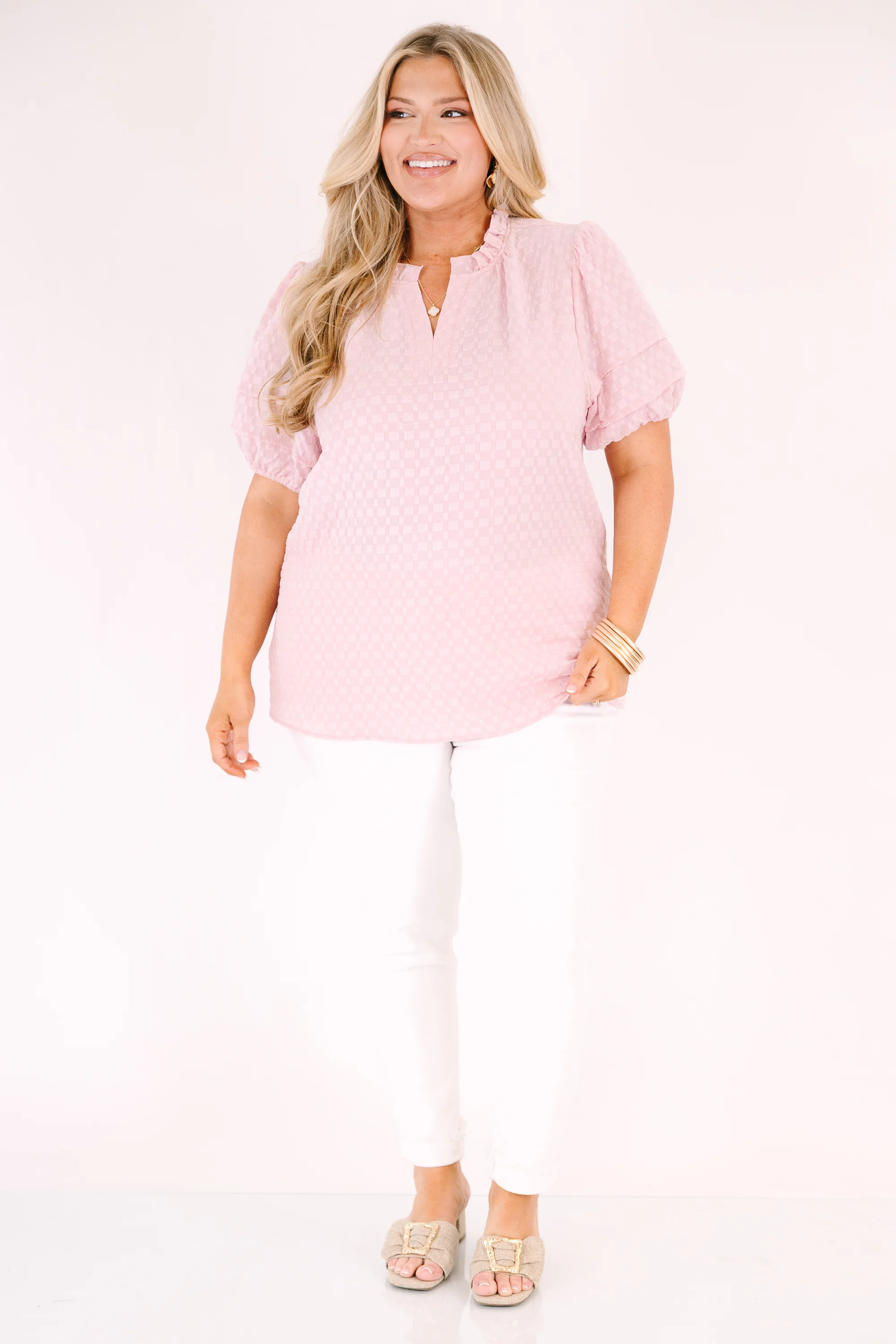Just Wait Top, Pink - Image 3